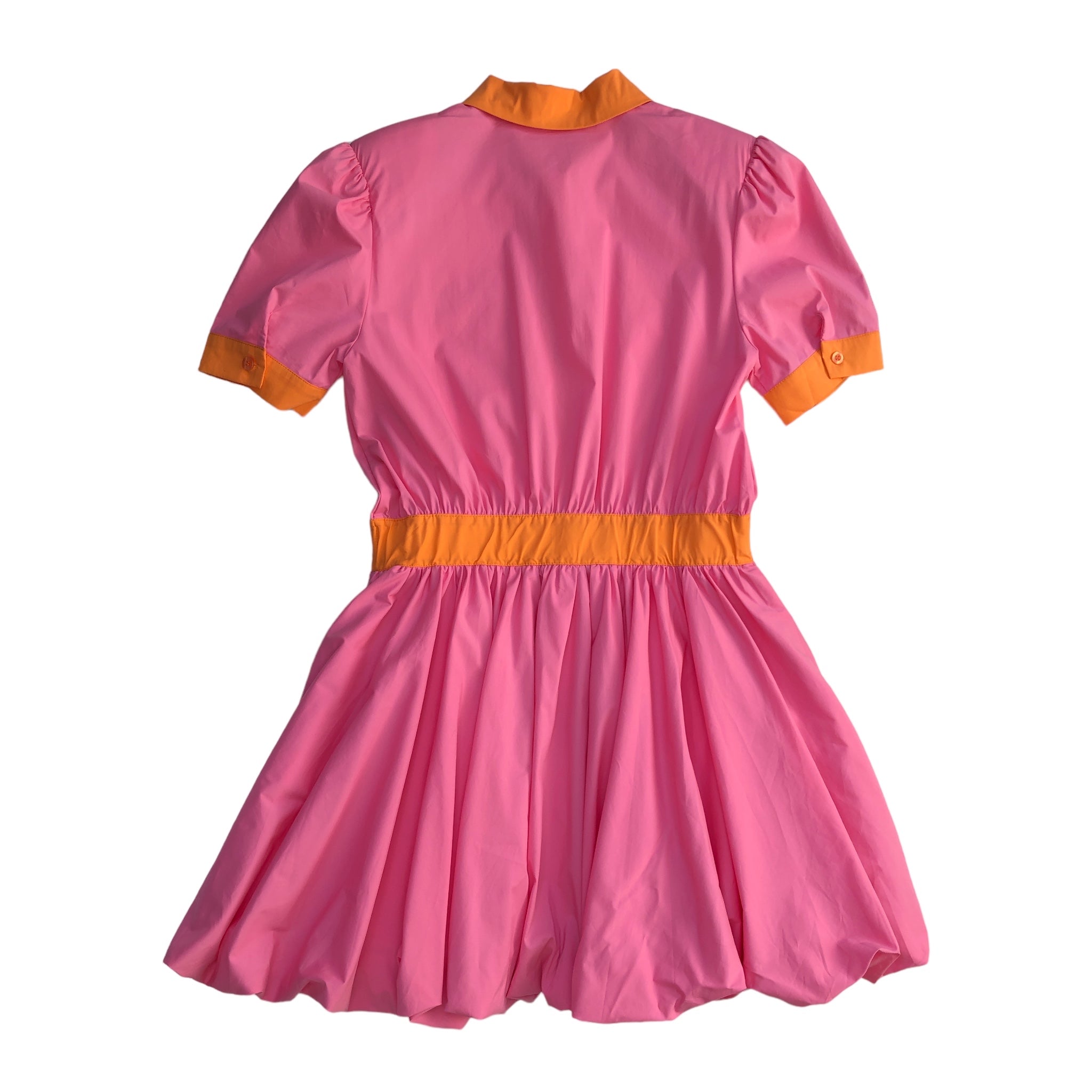 Vestido Pink Bombacho Inferior LC