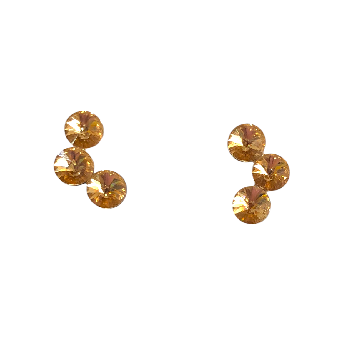 Juego De Collar Y Aretes Cristal Checo