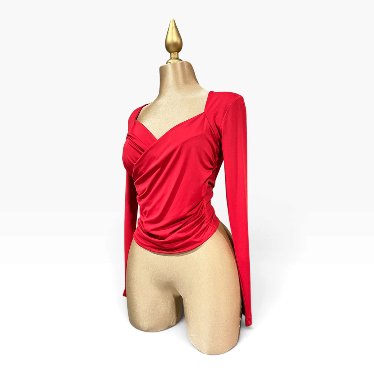 Blusa Escote En V Rojo LC
