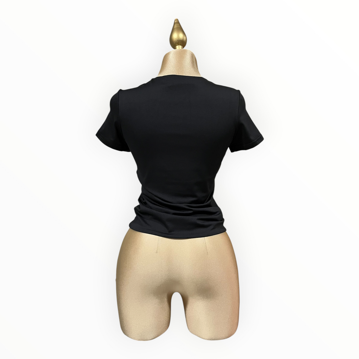 Playera Negra Manga Corta LC