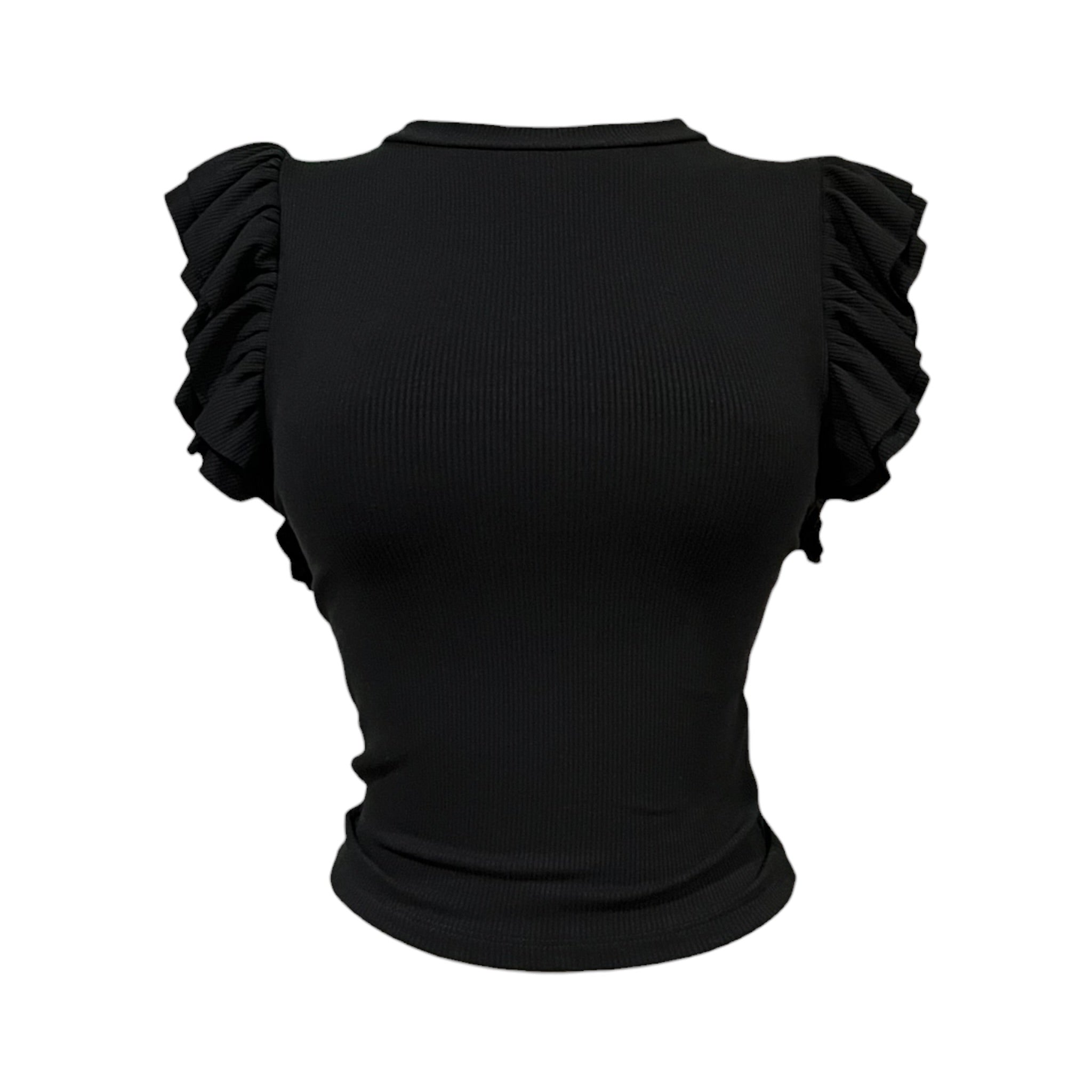Blusa Manga Corta Olanes LC