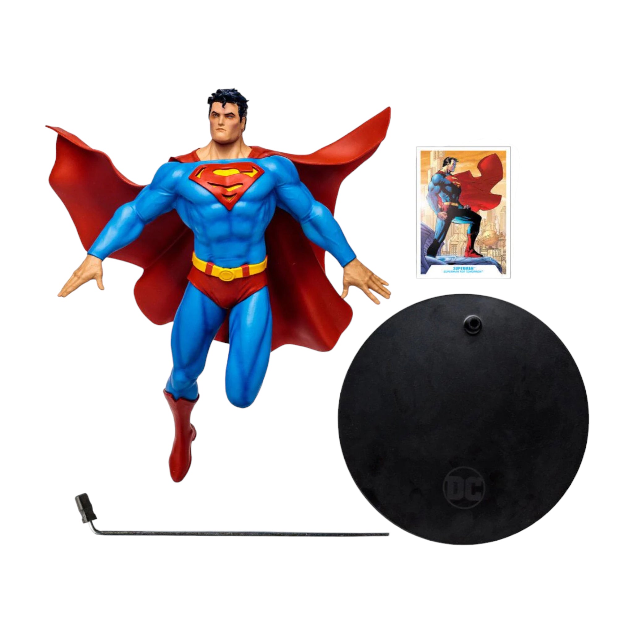 Estatua De Colección 12" Superman For Tomorrow Dc McFarlane