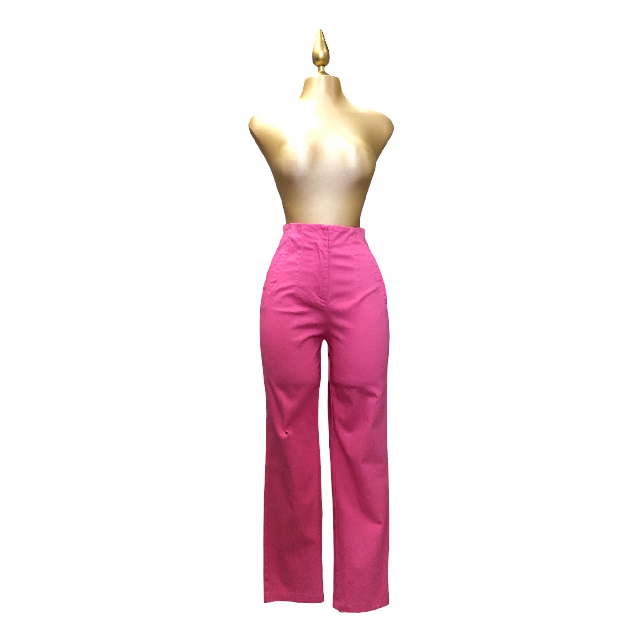 Pantalón alto Fucsia para mujer LC
