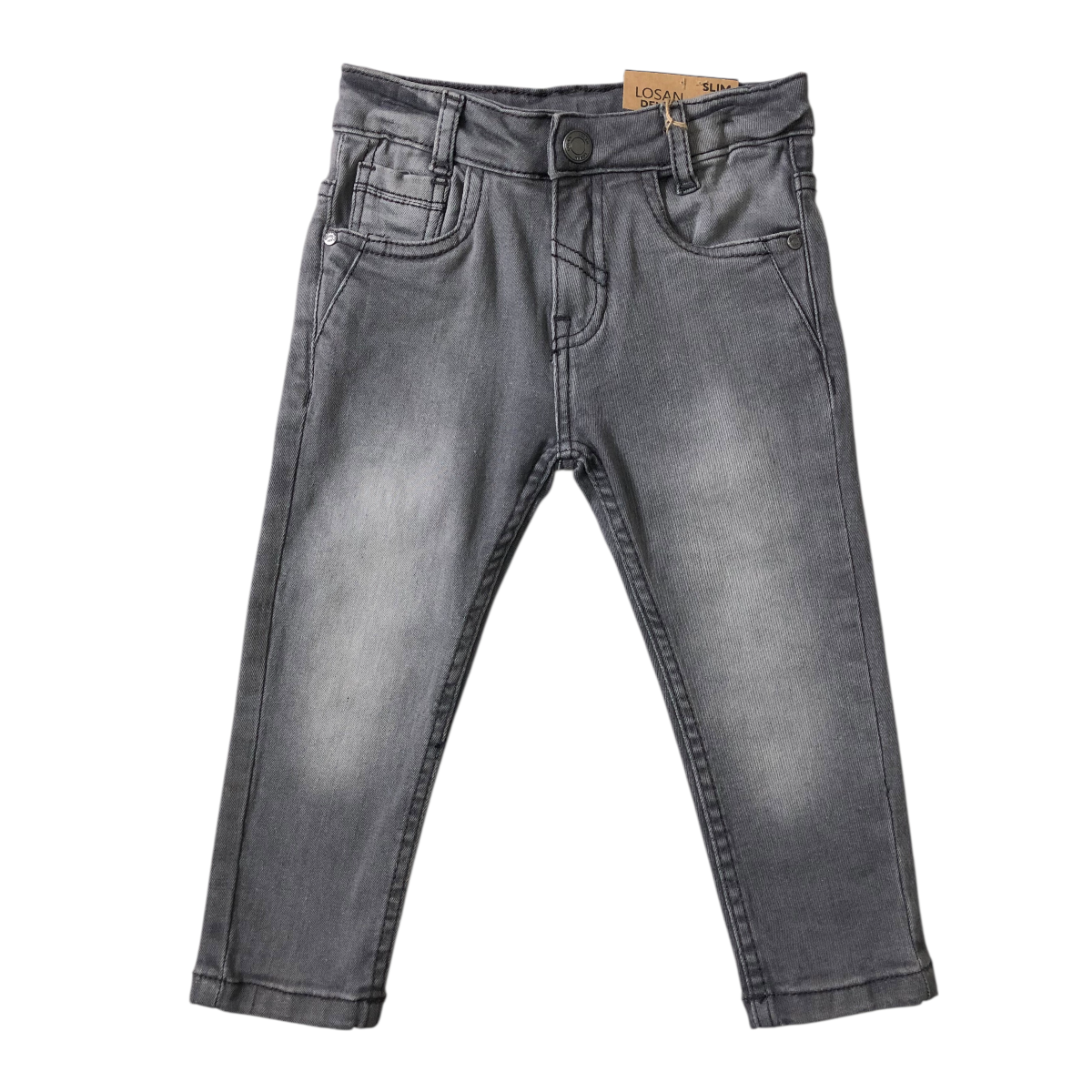Pantalón Denim Color Gris Losan