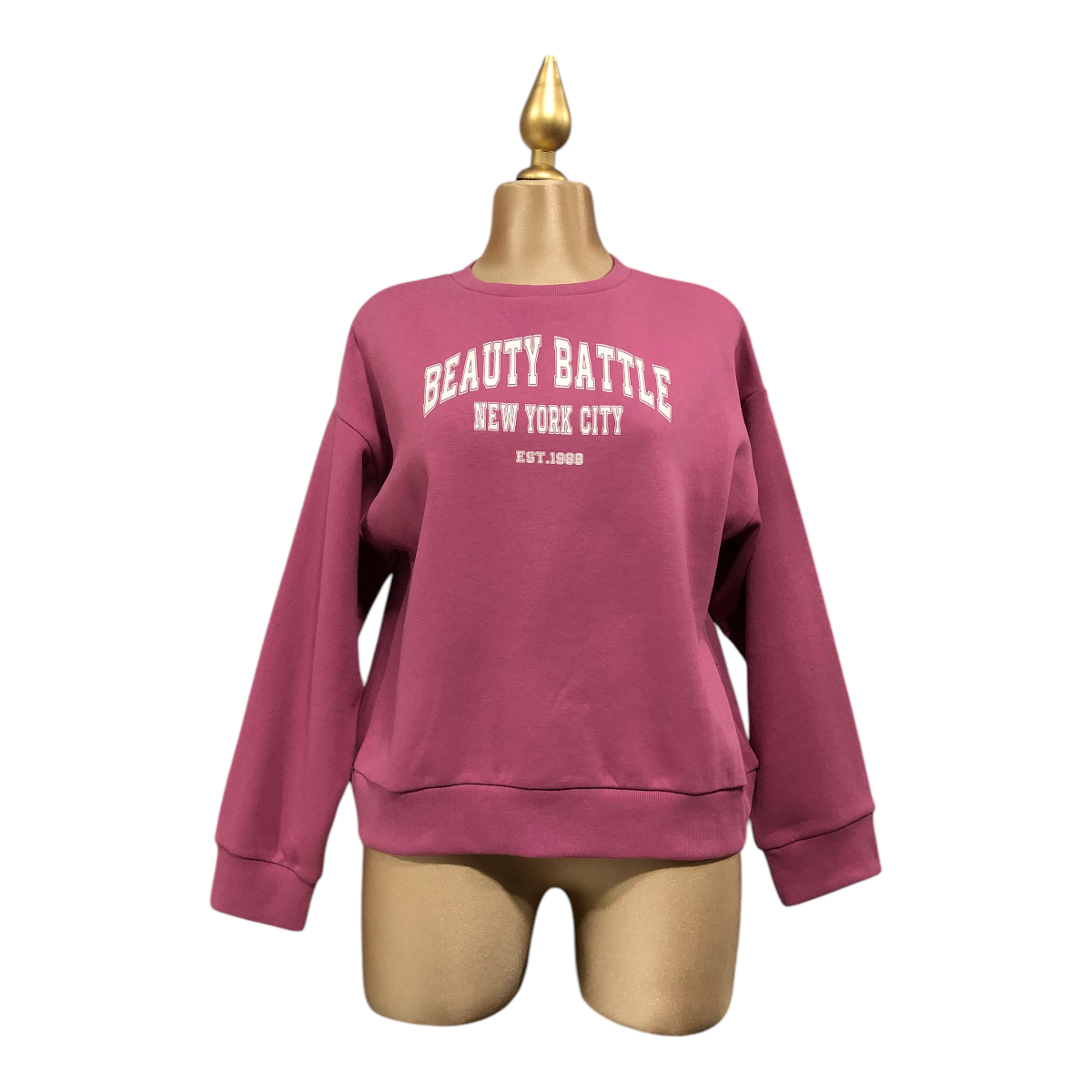 Sudadera Rosa “BEAUTY BATTLE” Para Dama LSN