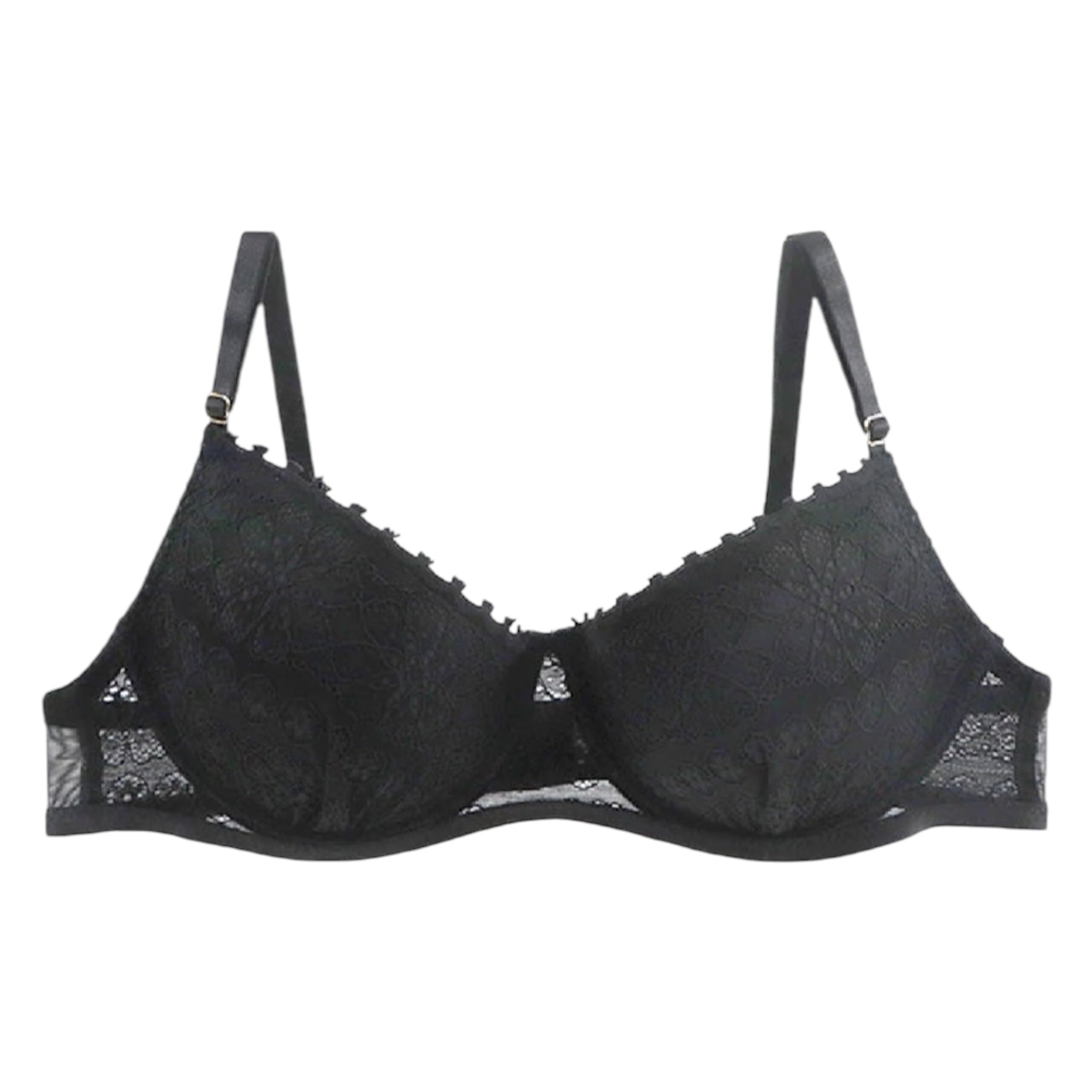 Brasier con encaje negro CARNIVAL.