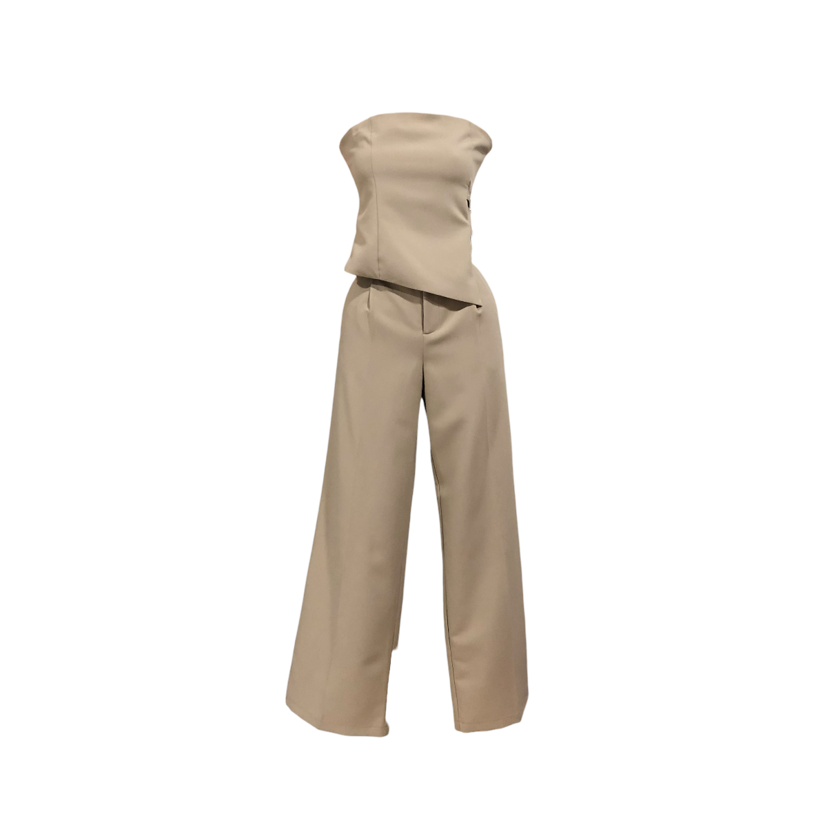 Conjunto 2 Piezas Color Khaki Para Dama Vogue Vibes