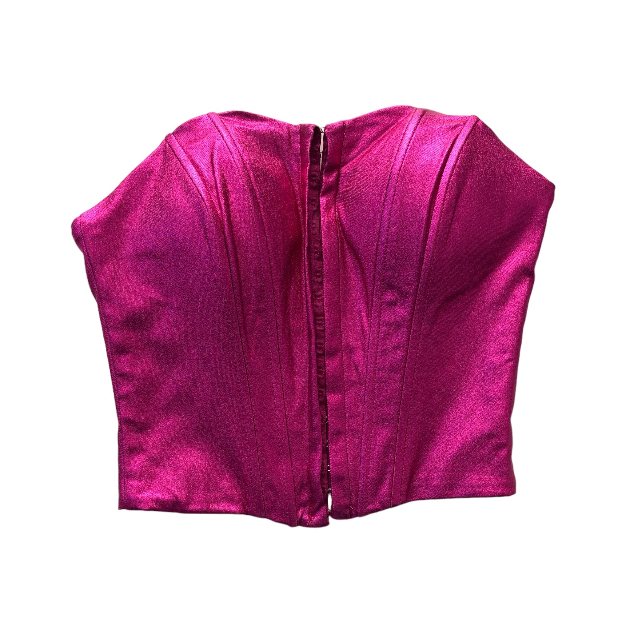 Top Corsé Fucsia LC