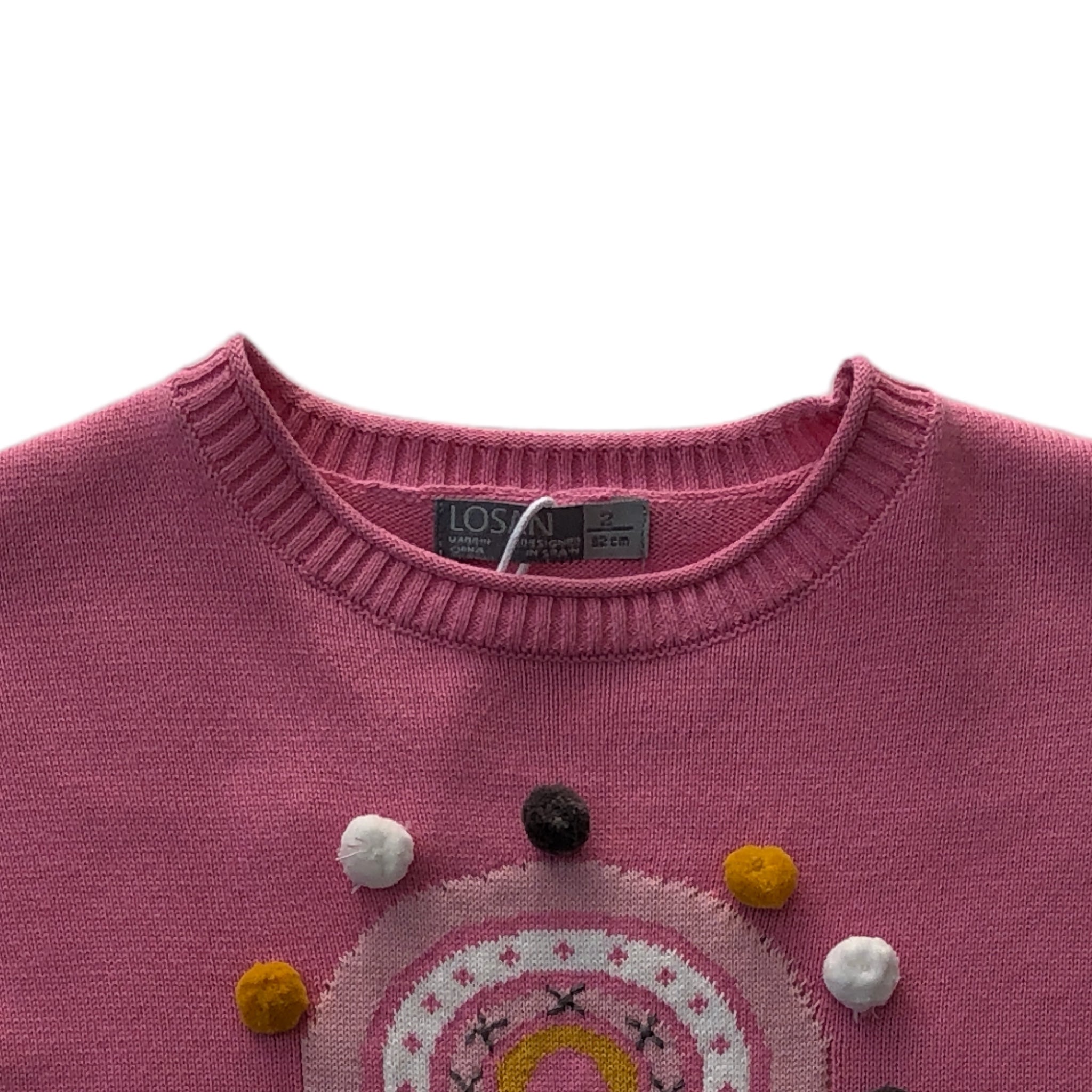 Suéter Rosa Arcoíris Niña Losan