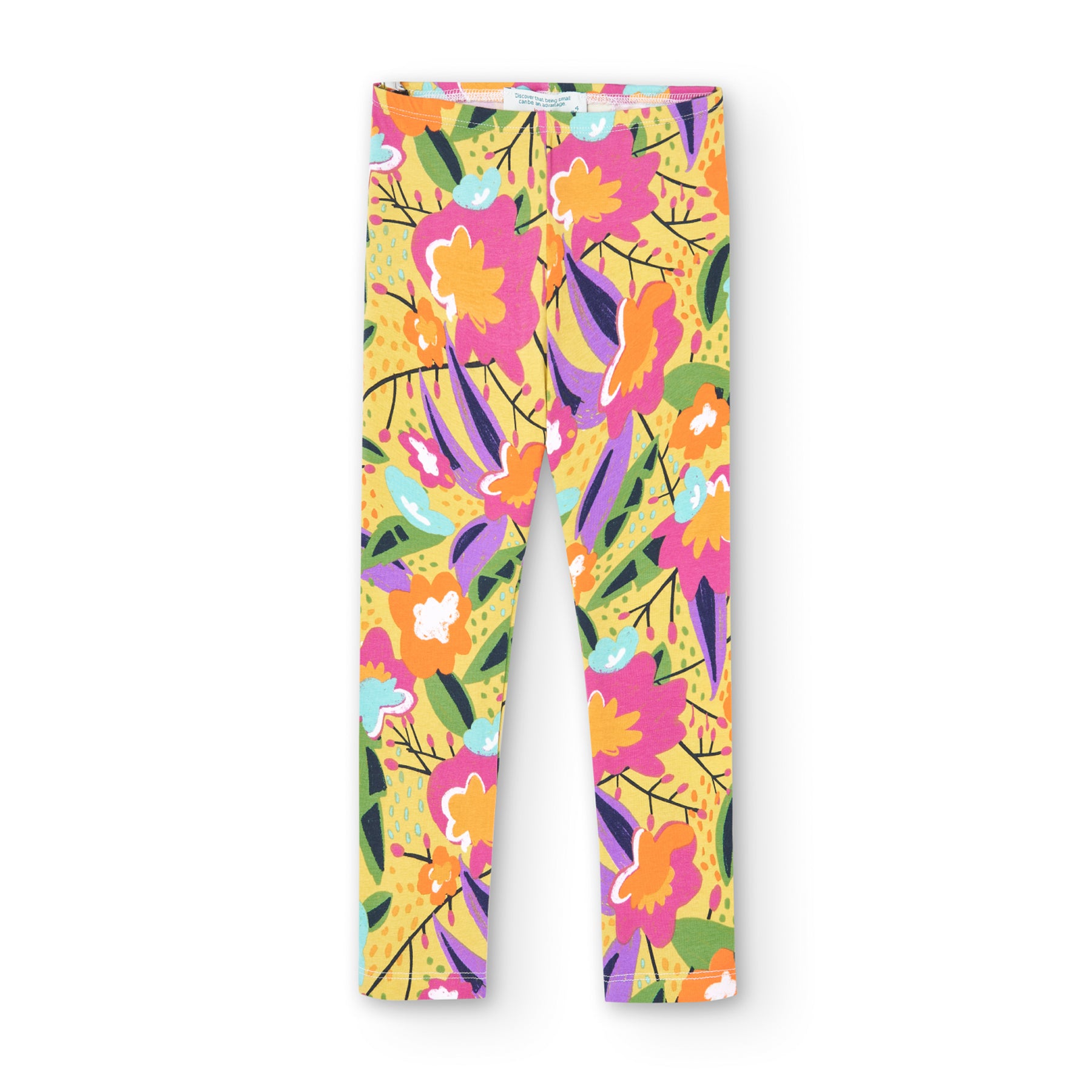 Leggings De Punto Elástico Estampado Para Niña BOBOLI