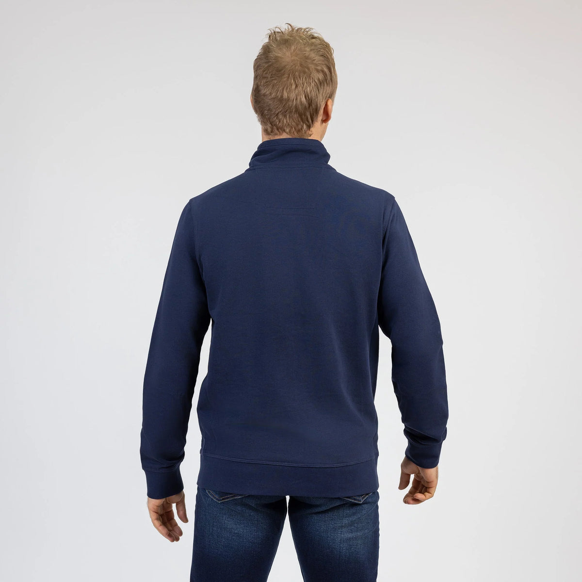 Chamarra Tejido De Hombre Azul Marino Nautica Jeans