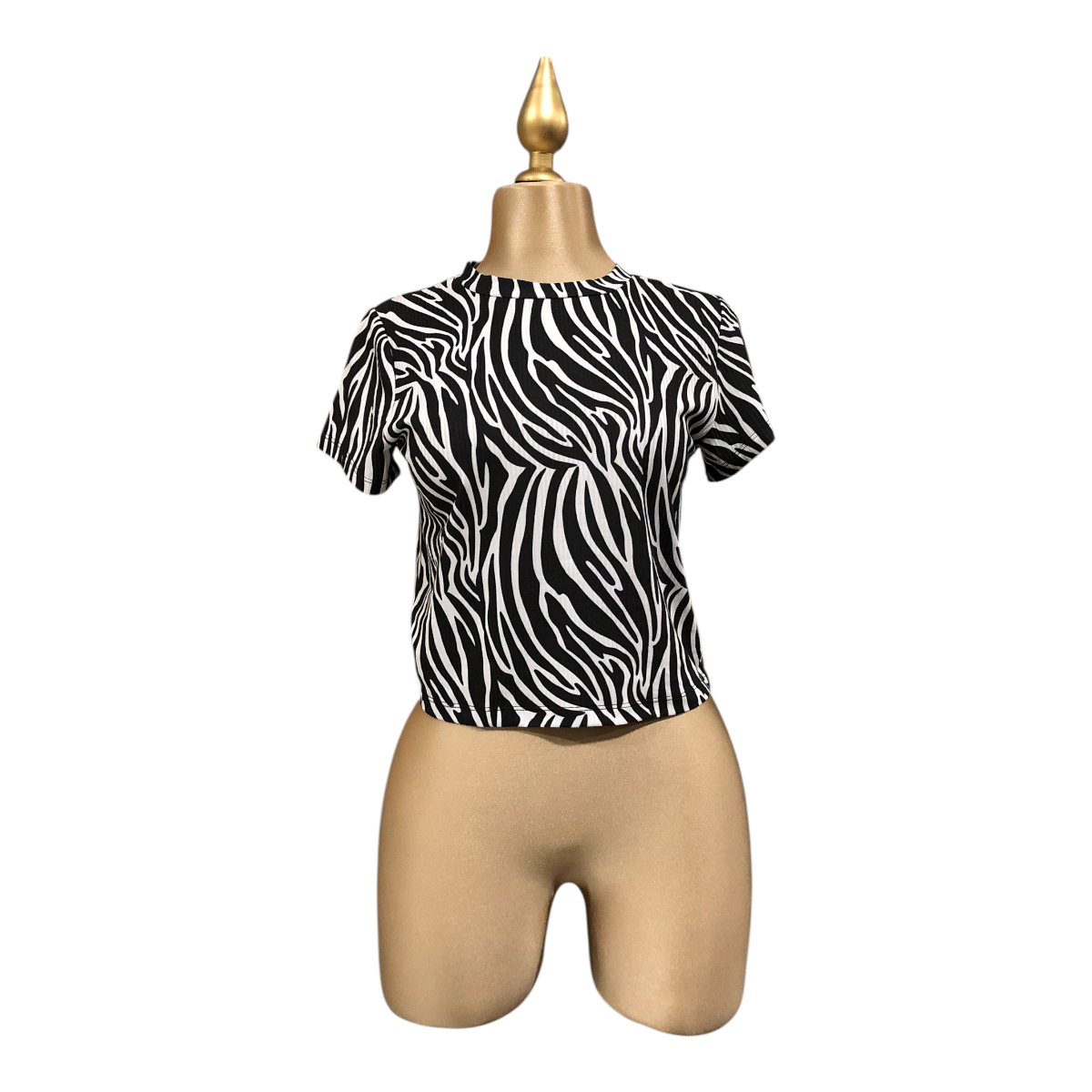 Playera estampado animal print Erivel