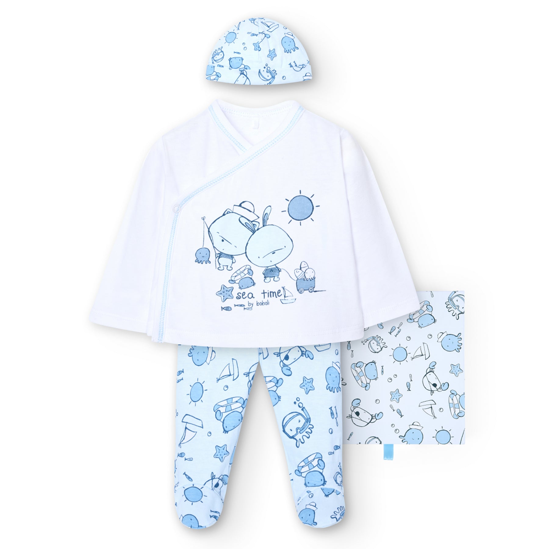 Conjunto Con Caja De Regalo Para Bebé Niño BOBOLI