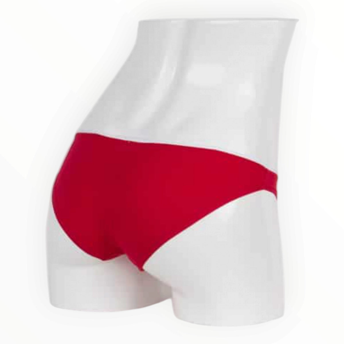Ropa Interior Para Dama Calzón Bikini Rojo Liso TWINS