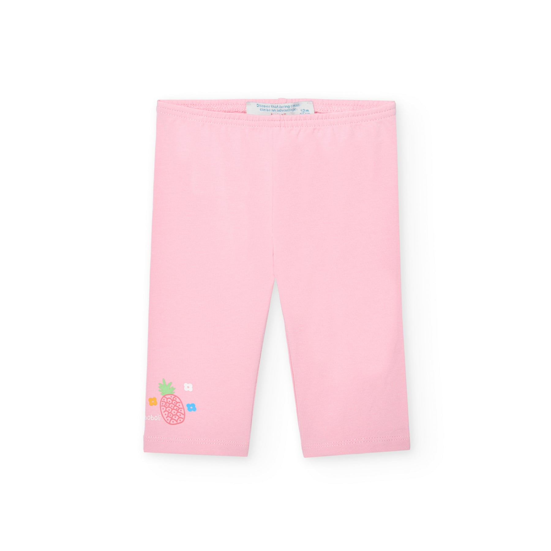 Leggings De Punto Piña Para Niña Color Rosa BOBOLI