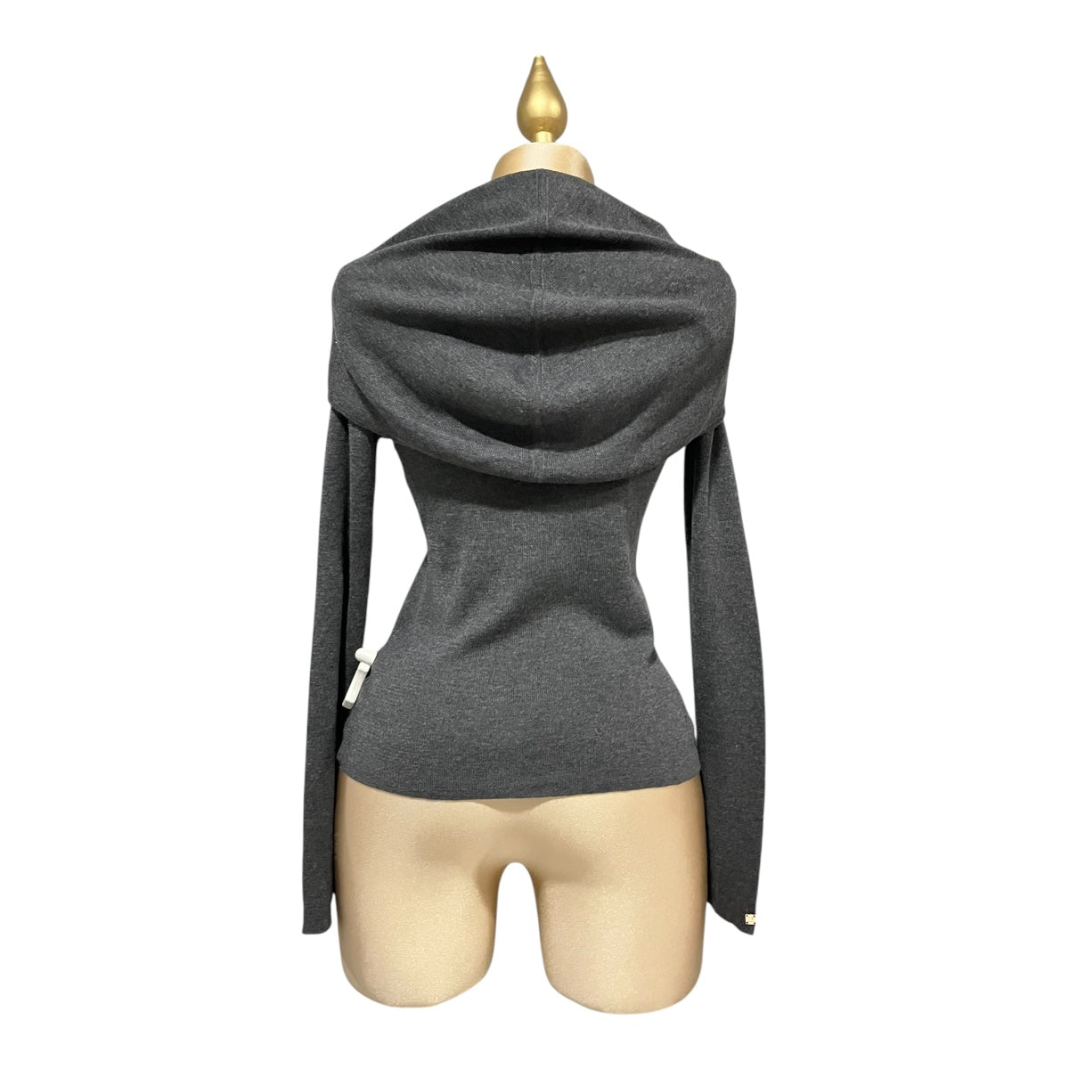 Suéter Gris Cuello Suelto Para Dama MUSSI