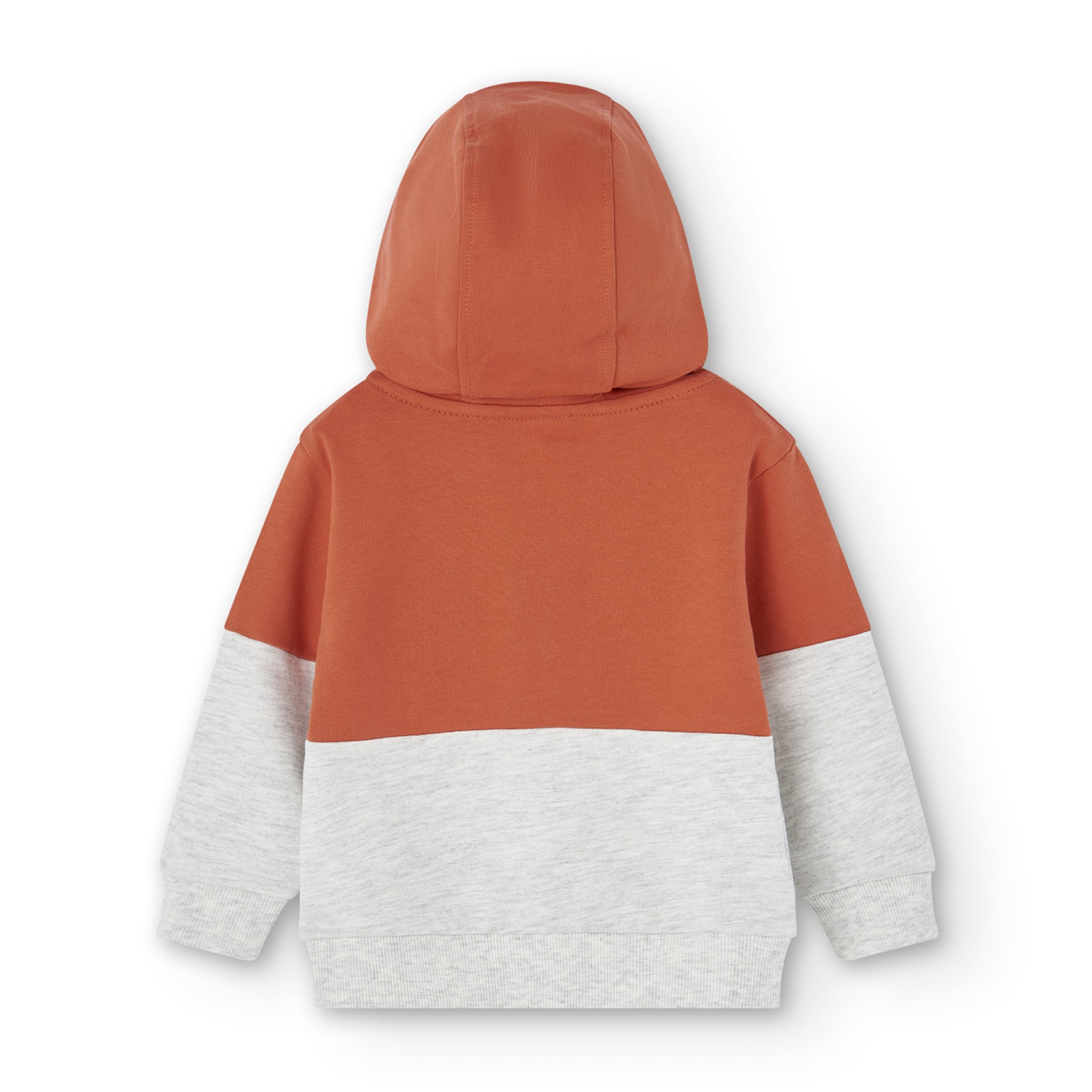 Sudadera De Felpa Con Capucha Para Niño Color Naranja BOBOLI