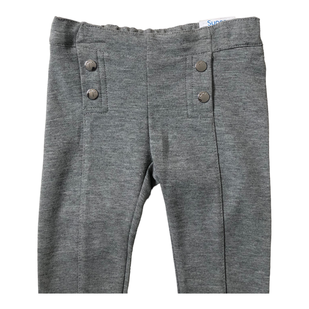 Pantalón Super Skinny Color Gris Acero Ajustado Para Bebé Mayoral