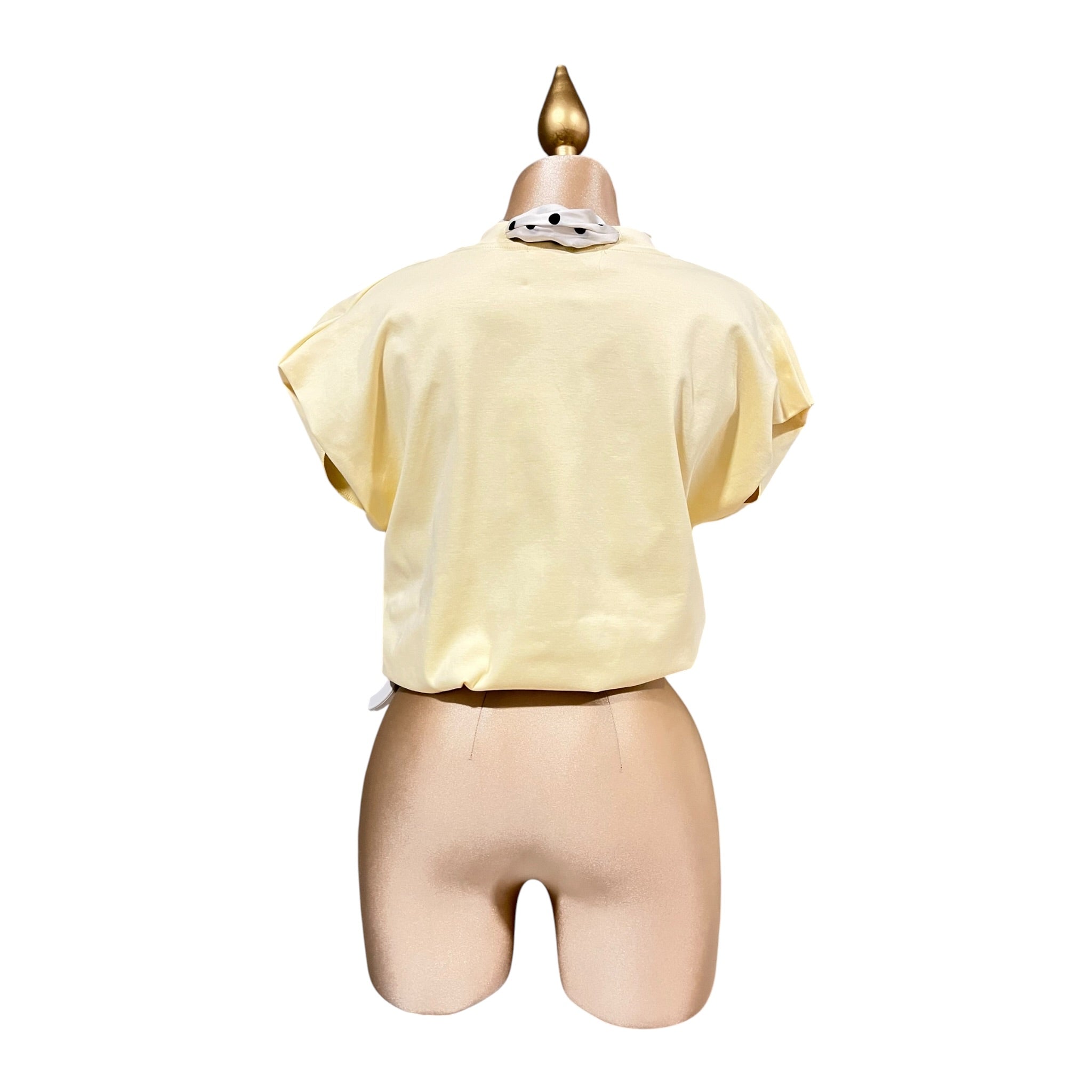Playera Manga Corta Pañuelo Perla Amarillo LC