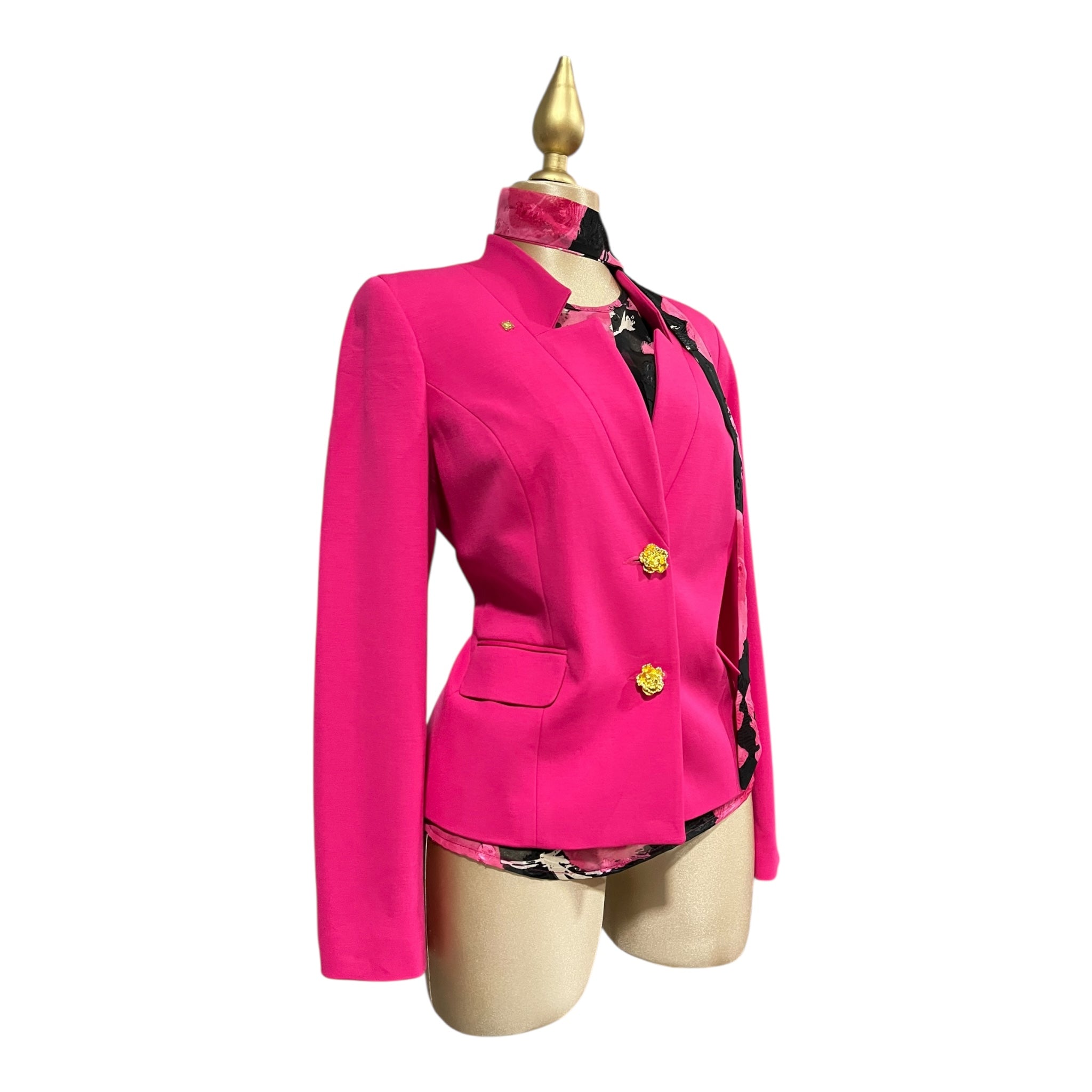 Conjunto De 3 Piezas Fiusha/Negro Para Dama MUSSI