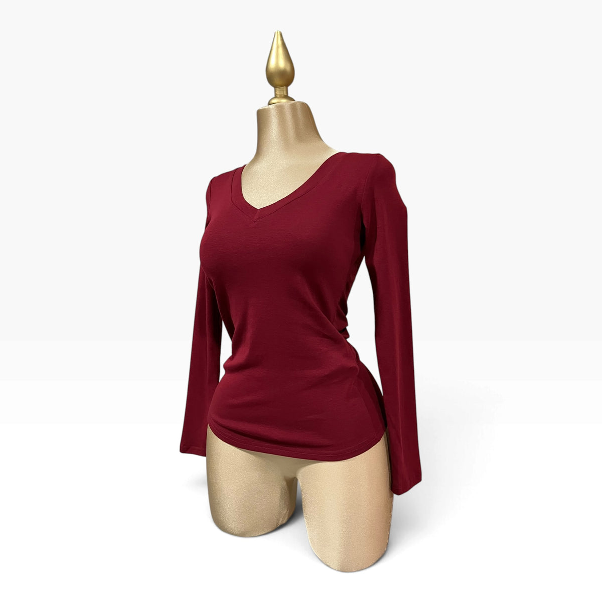 Blusa Manga Larga Burgundy LC