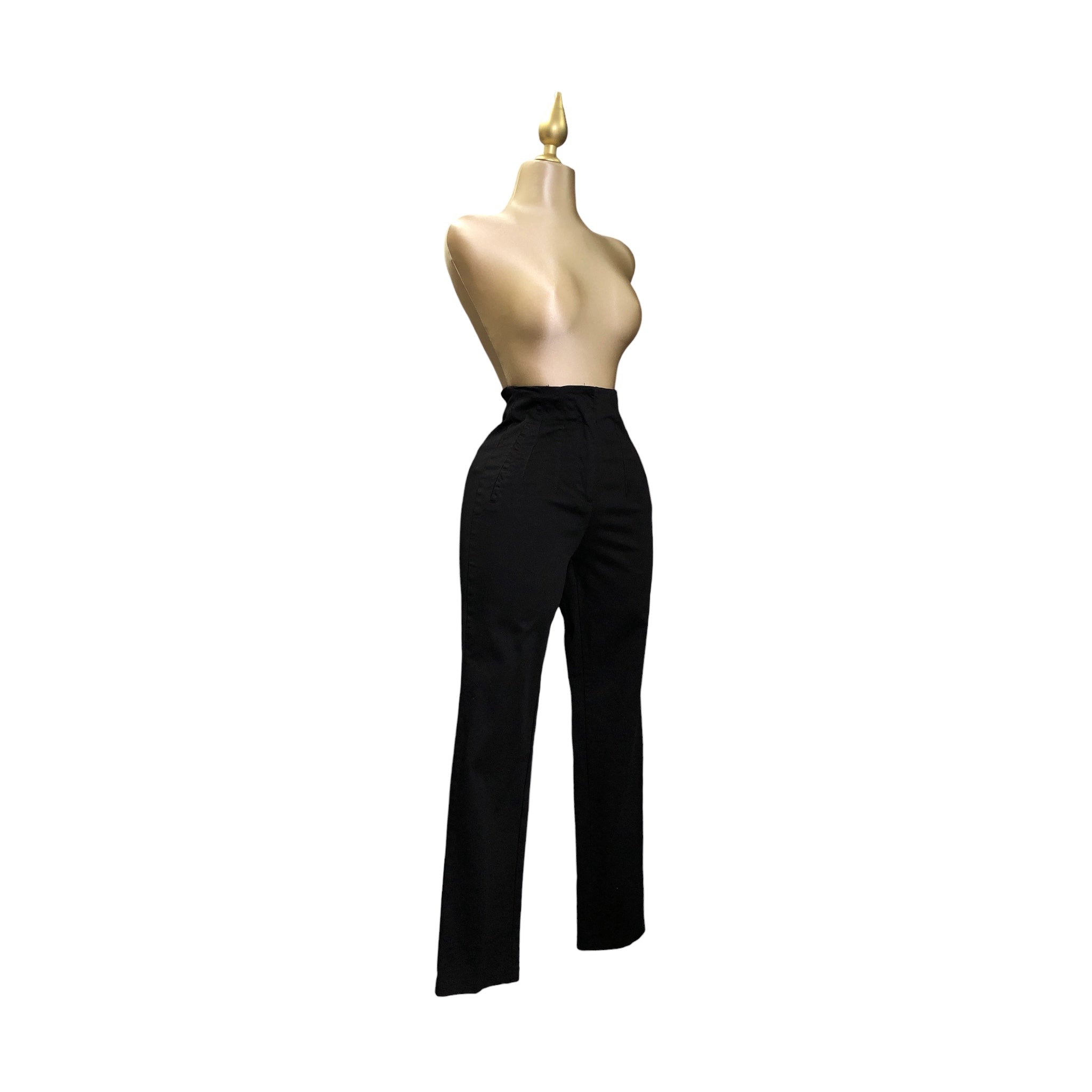 Pantalón Talle Alto Negro LC