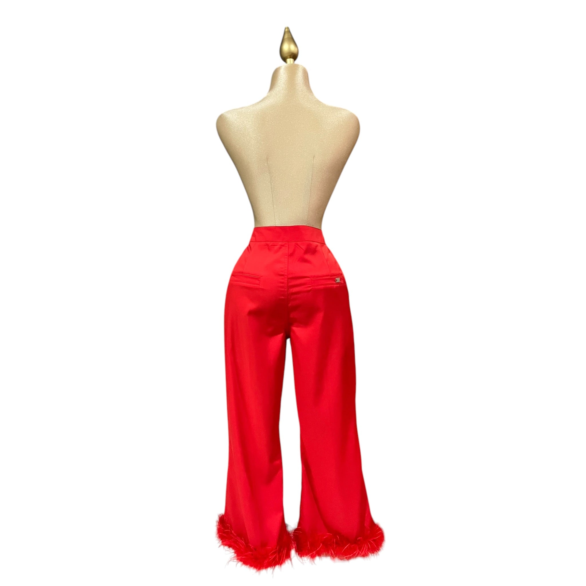 Pantalón Plumas Rojo LC