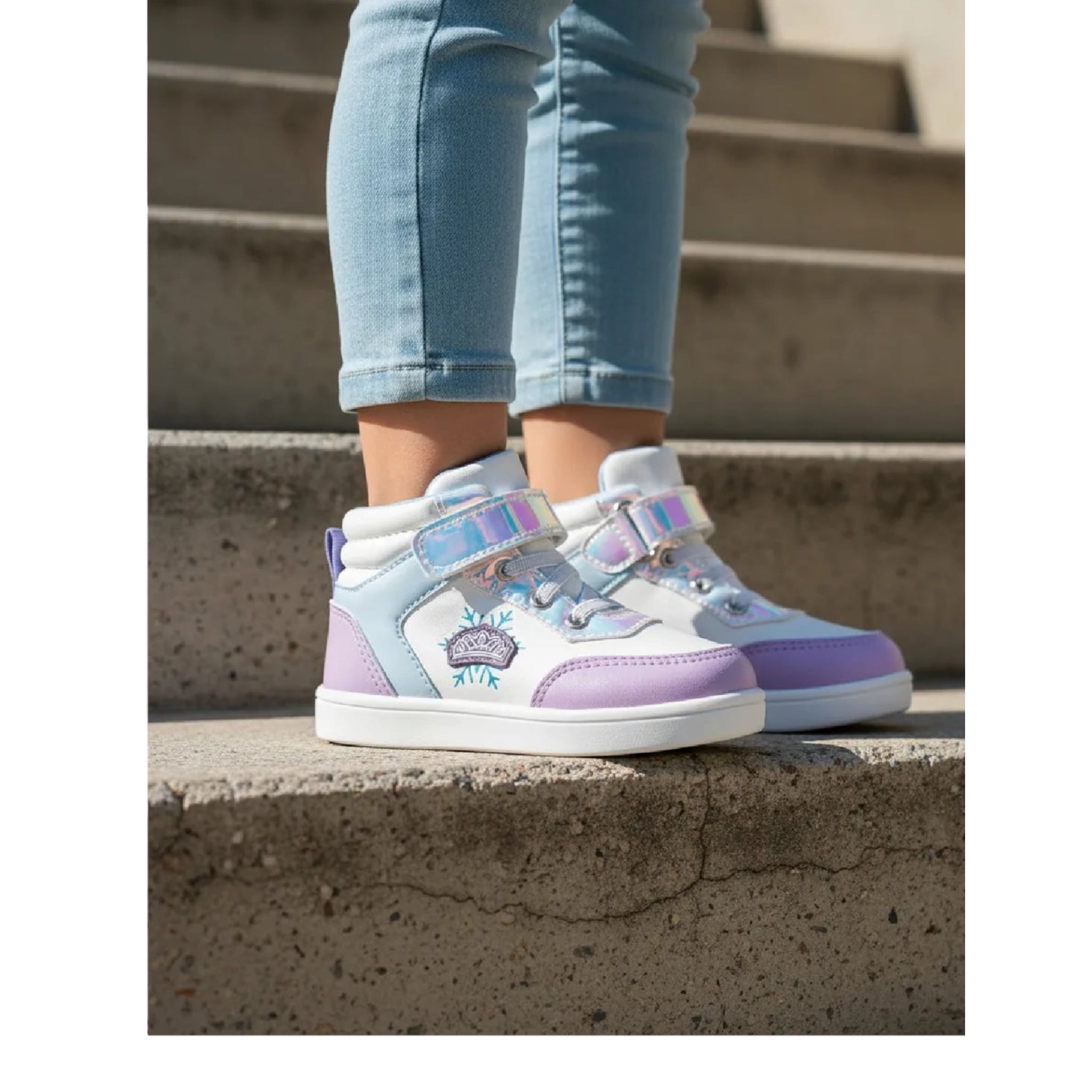 Tenis Astrid Blanco Lila Bubble Gummers