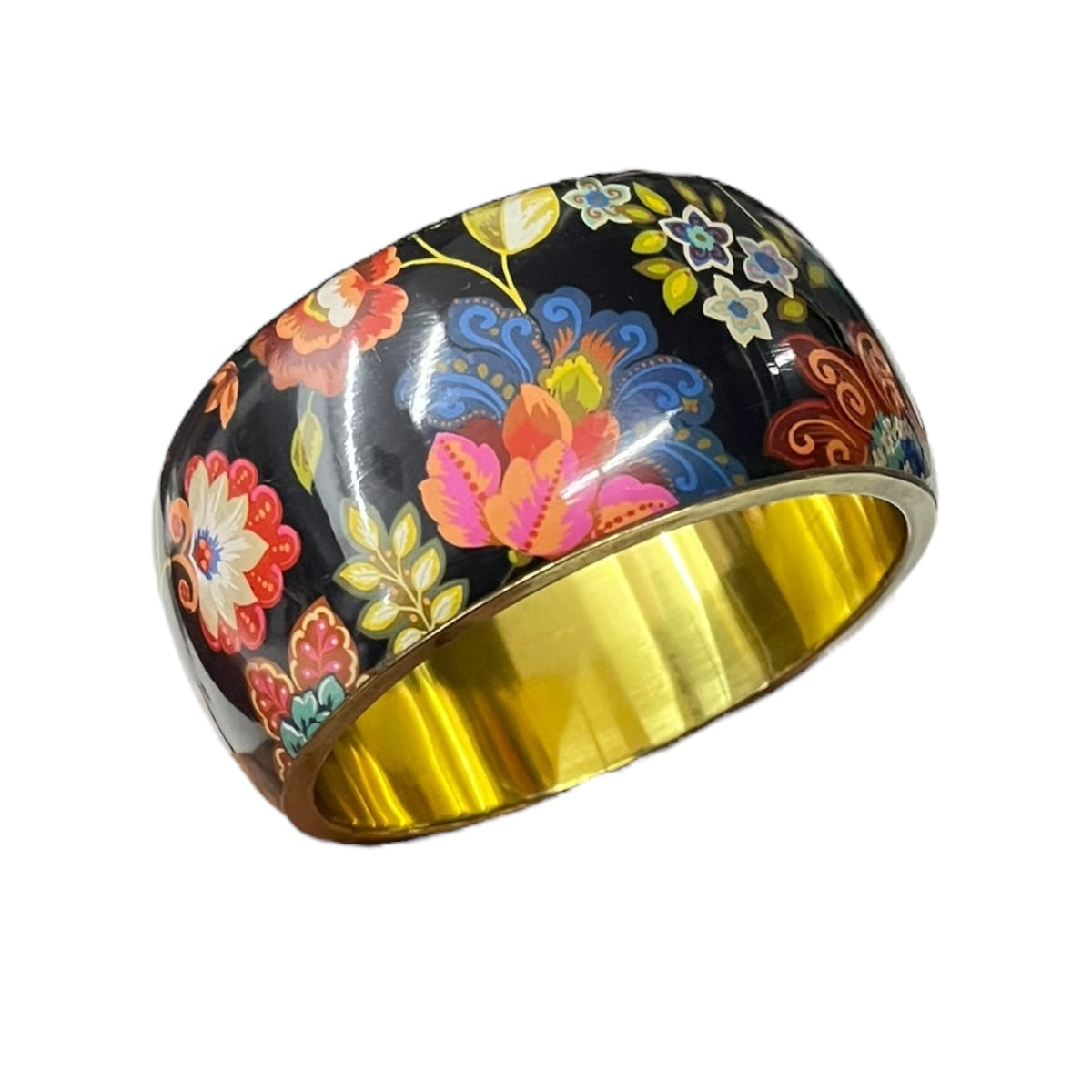 Pulsera Negro Flores Para Dama DESIGUAL