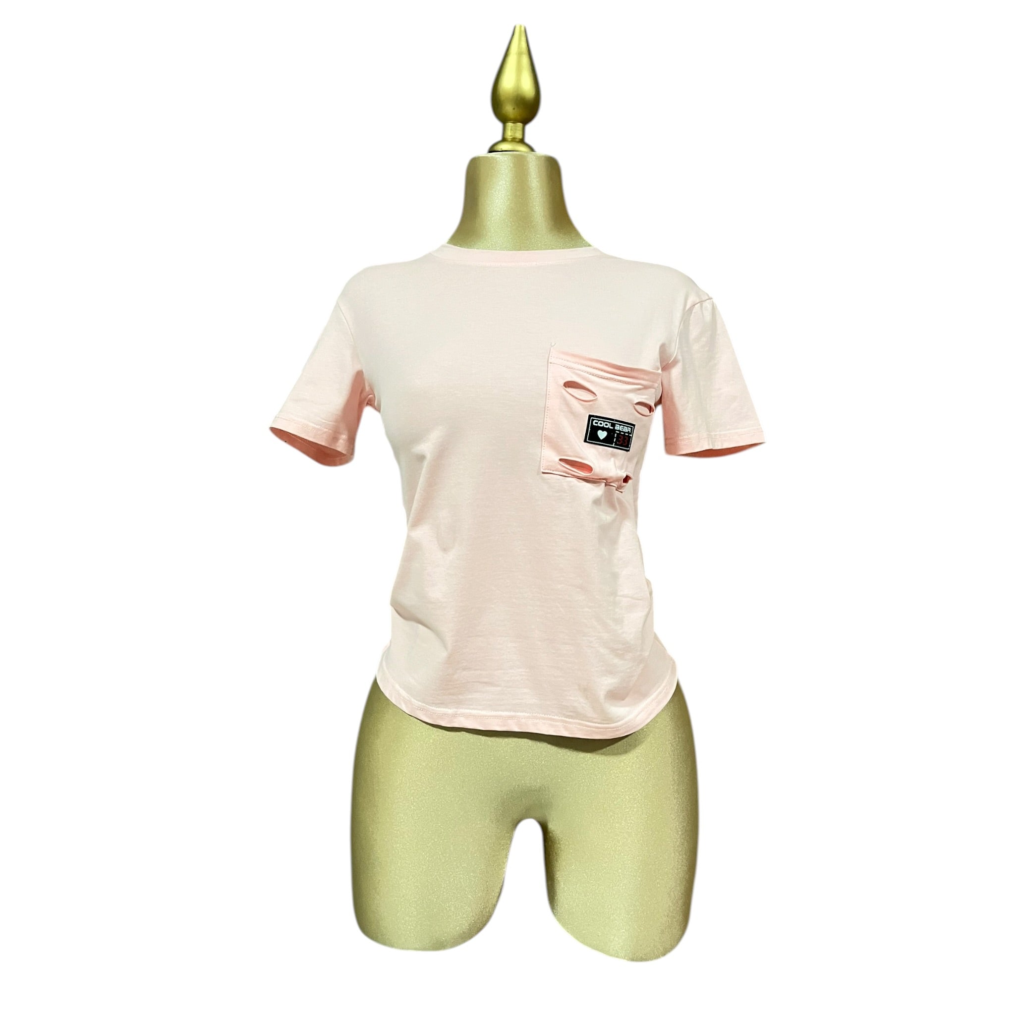 Playera Osito Peluche Rosa LC