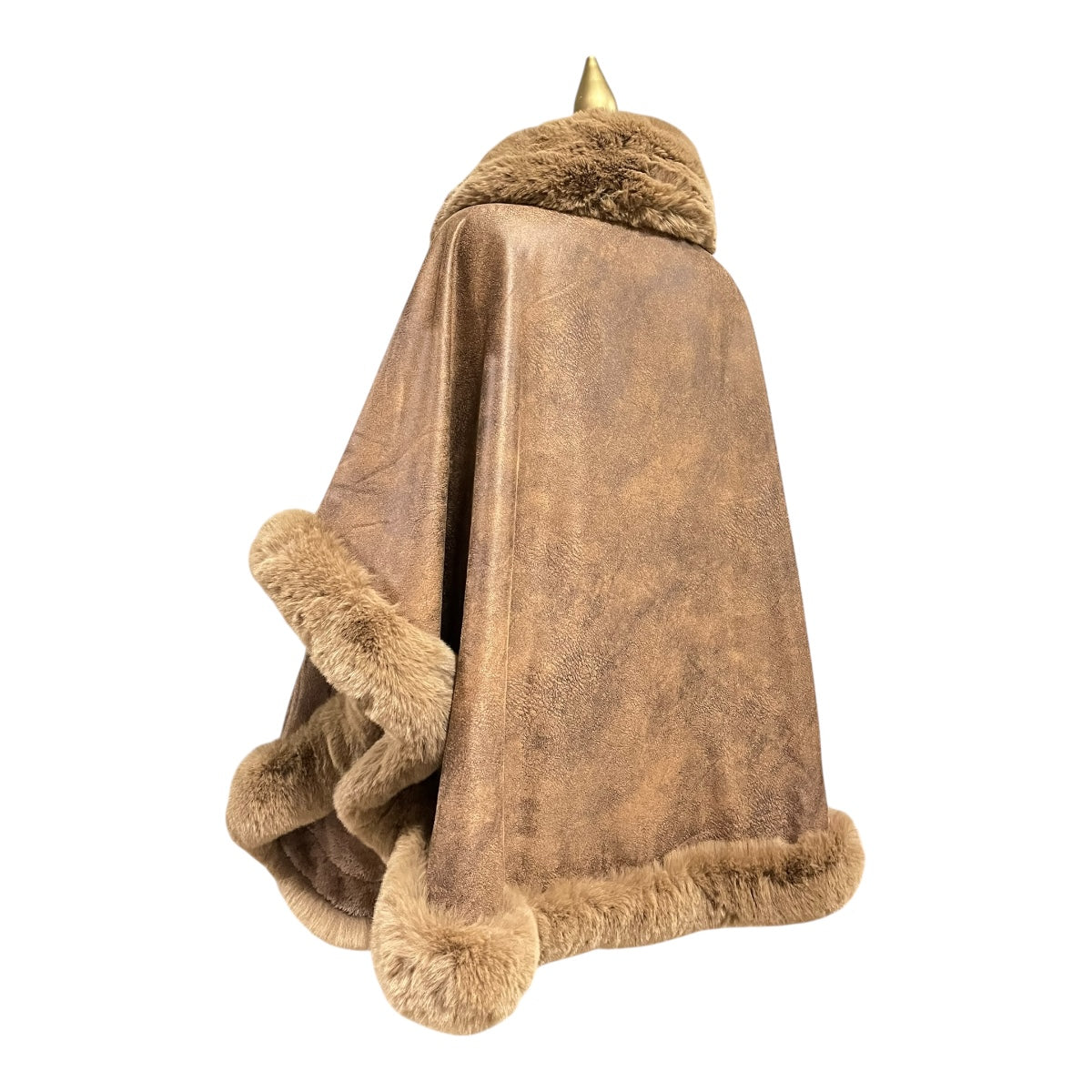 Capa Camello Peluche Para Dama MUSSI