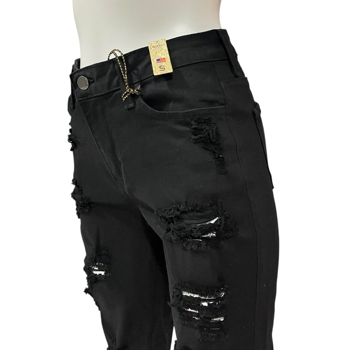 Short Negro Roto Para Dama VIBRANT