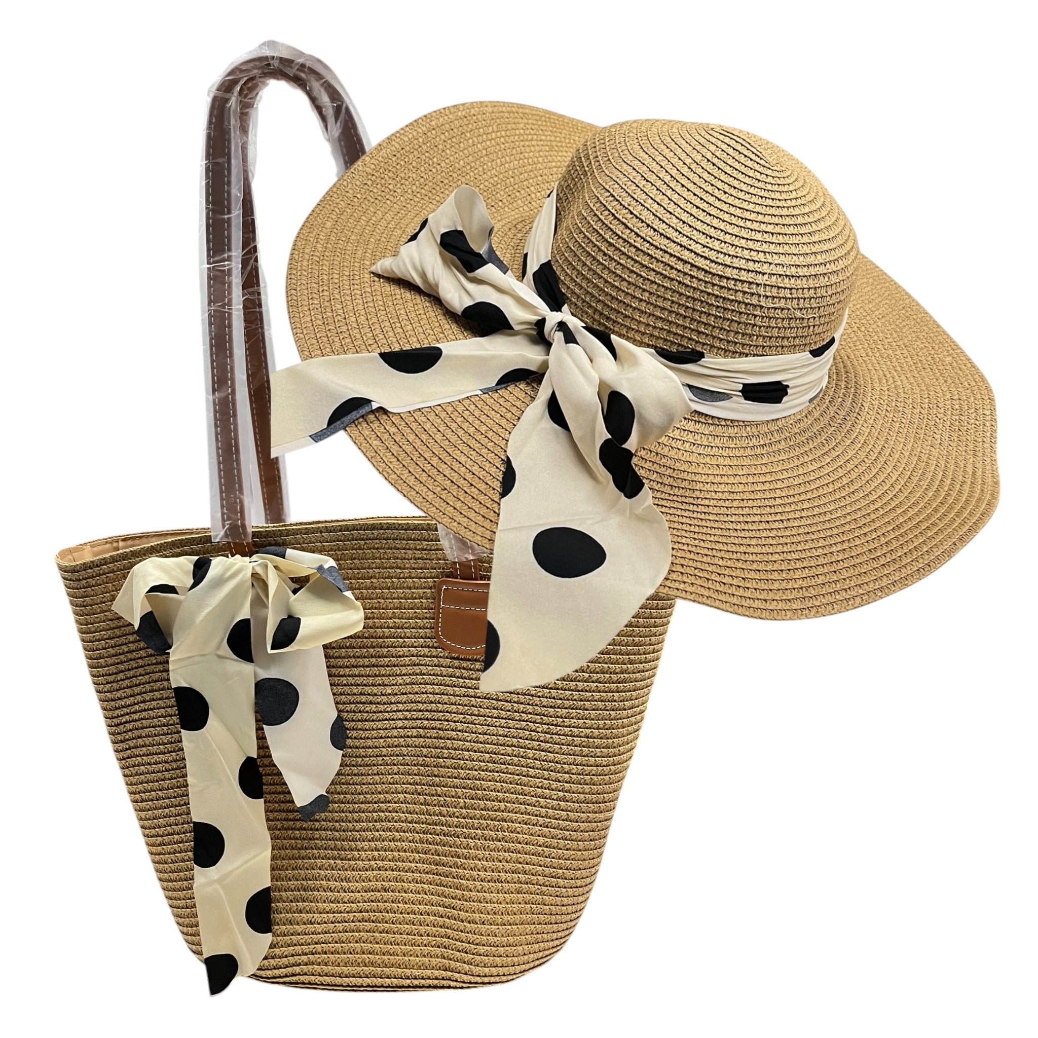 Sombrero Y Bolsa Camello Mussi