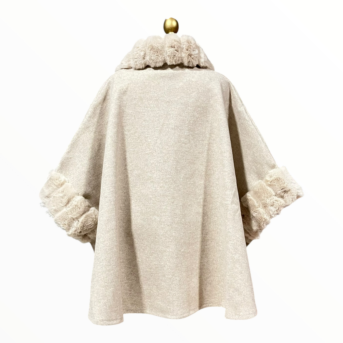 Capa Beige Con Cinturón MUSSI