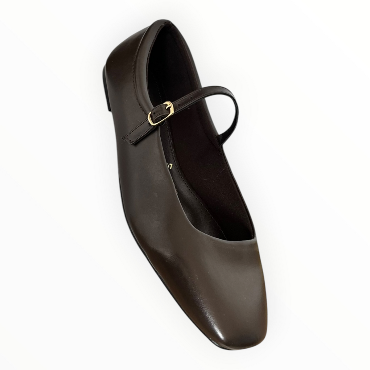 Zapato Para Dama Tipo Mary Jane Café Chocolate Senties