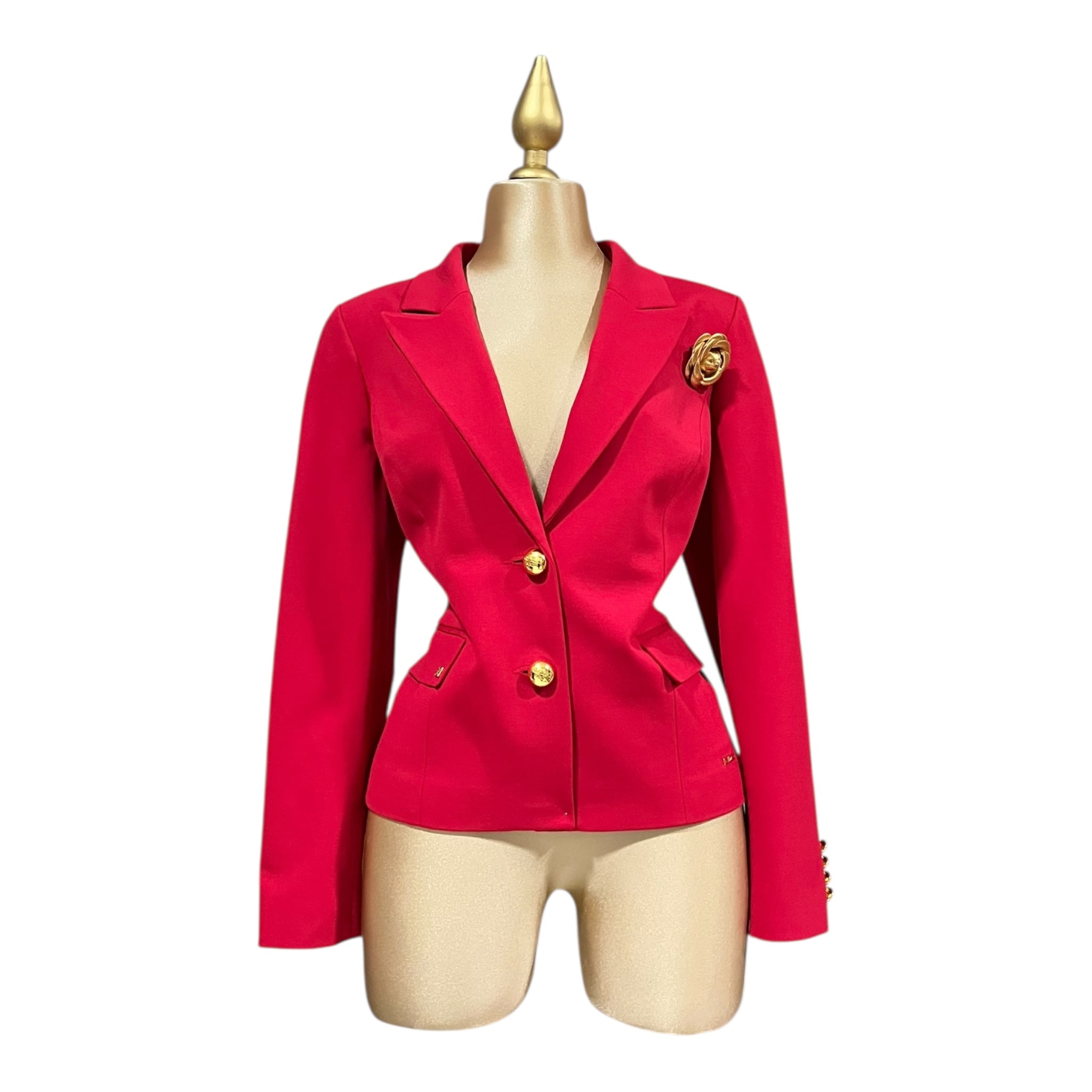 Conjunto Saco Y Pantalón Rojo MUSSI