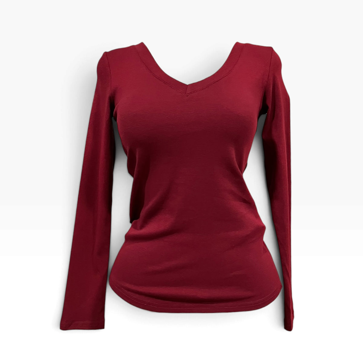 Blusa Manga Larga Burgundy LC