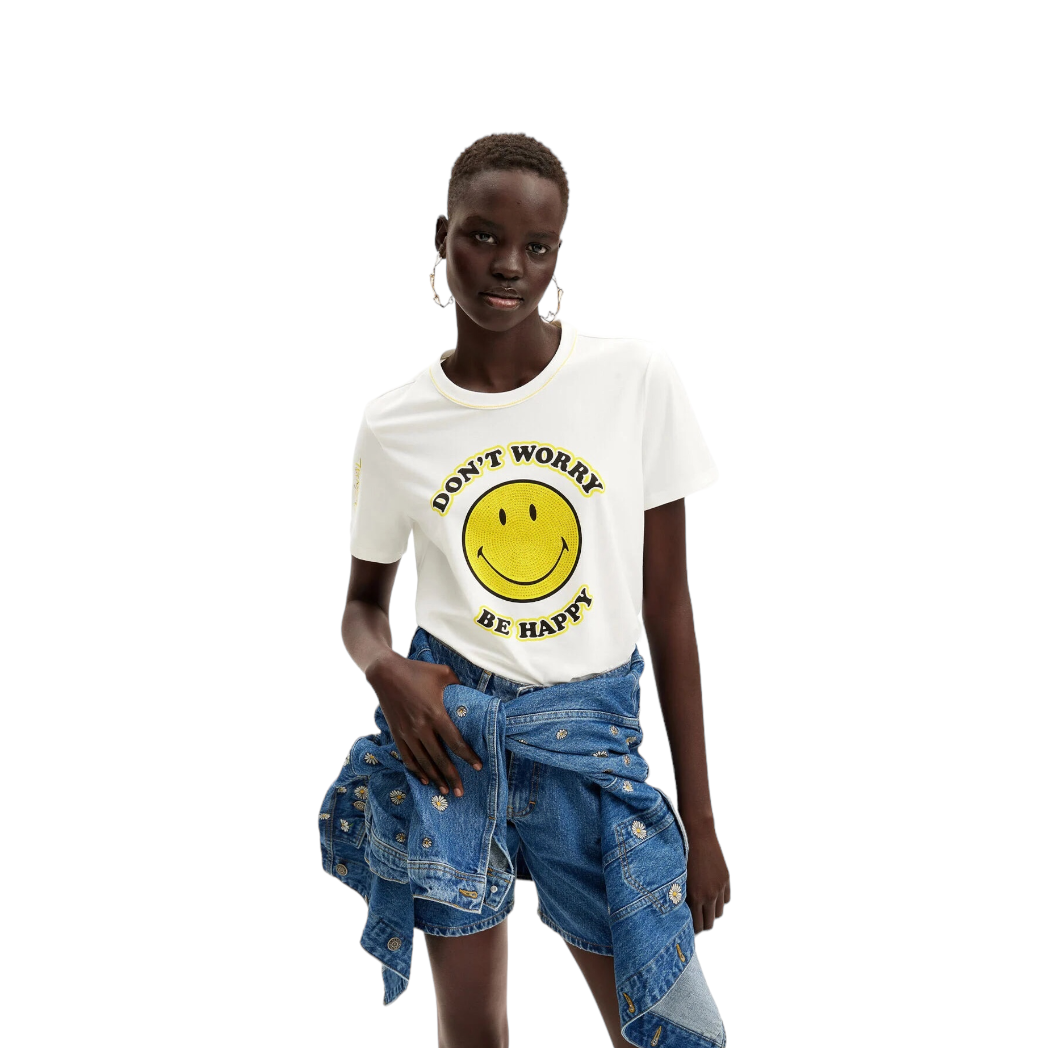 Playera Smiley Originals ® strass Desigual