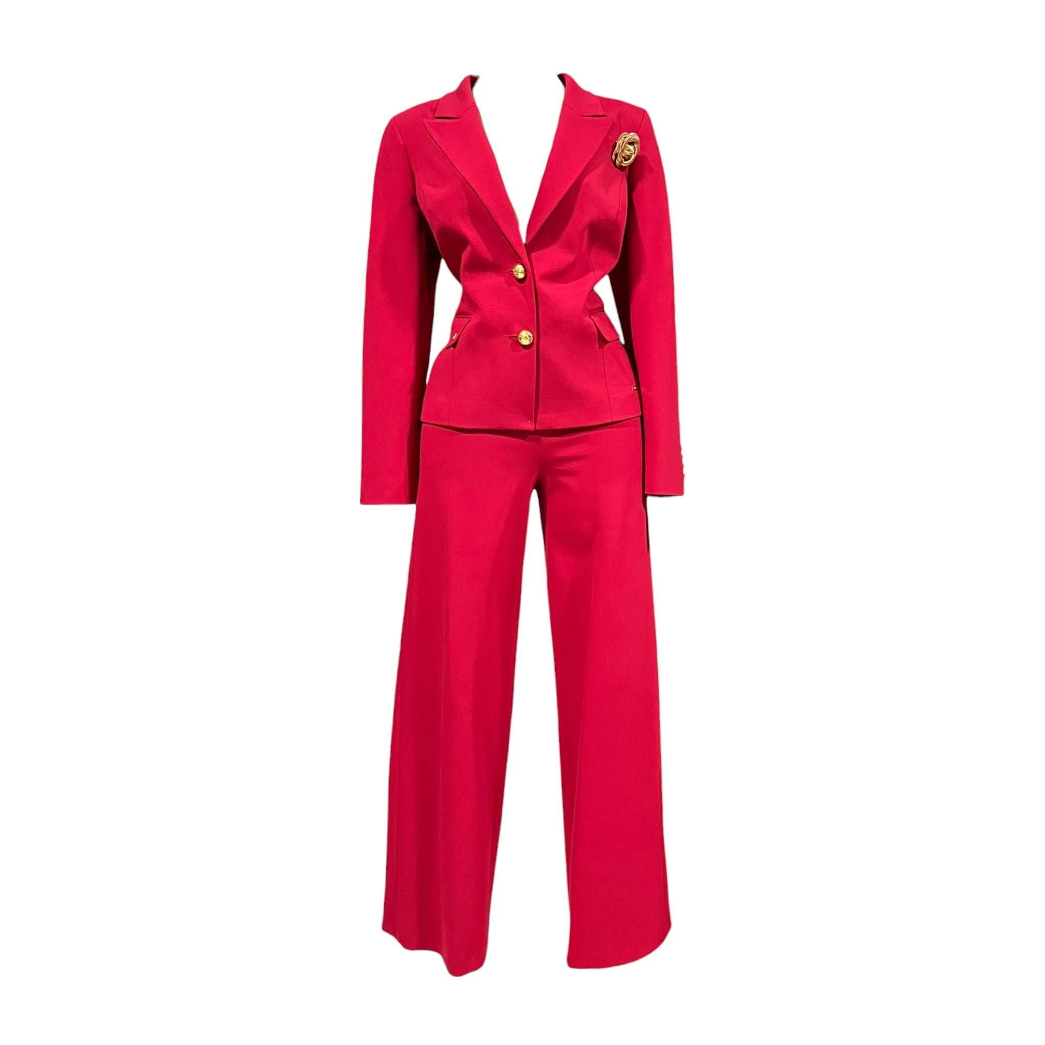 Conjunto Saco Y Pantalón Rojo MUSSI