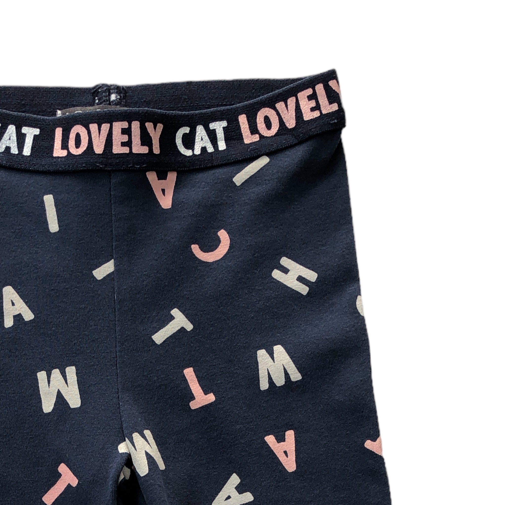 Leggins Estampado Con Letras Colores Losan