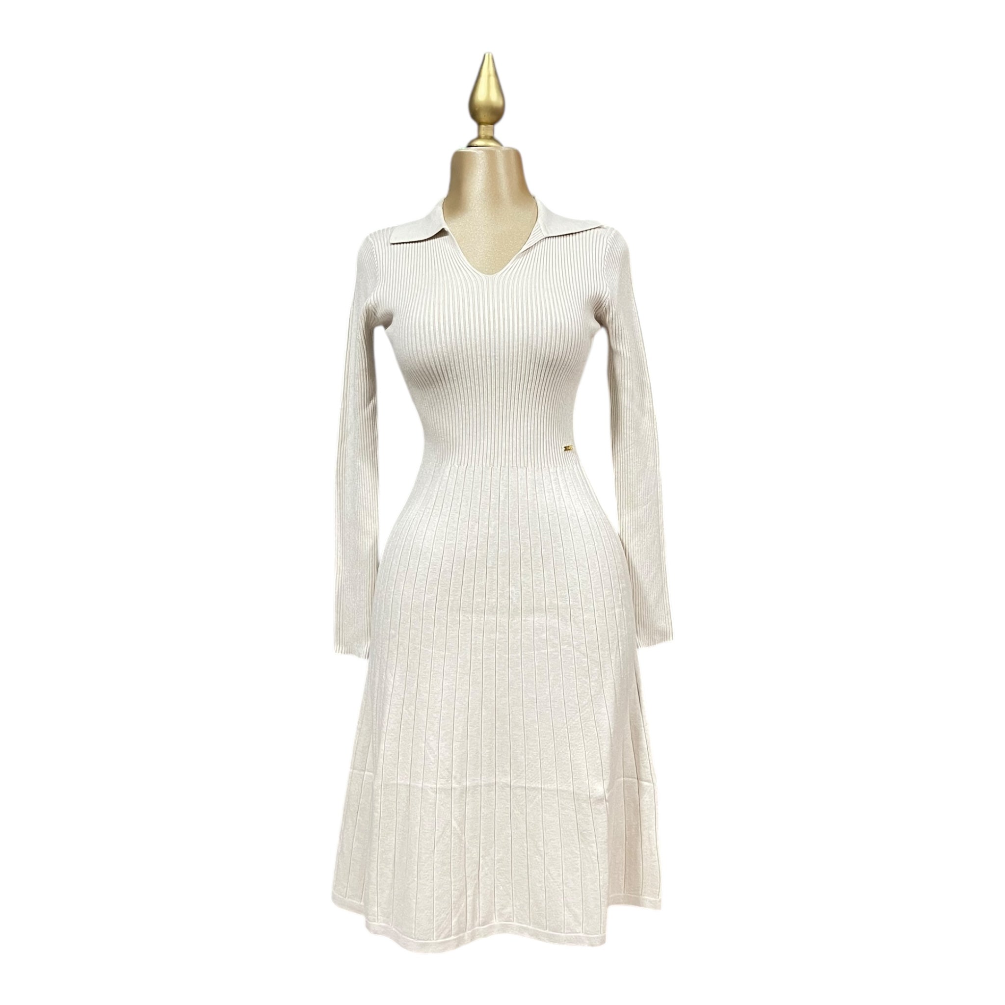 Vestido Tejido Beige Para Dama MUSSI