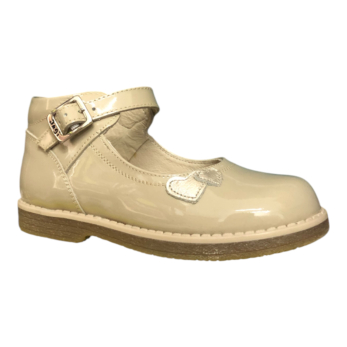 Zapato Charol Ocre Para Niña DOGI