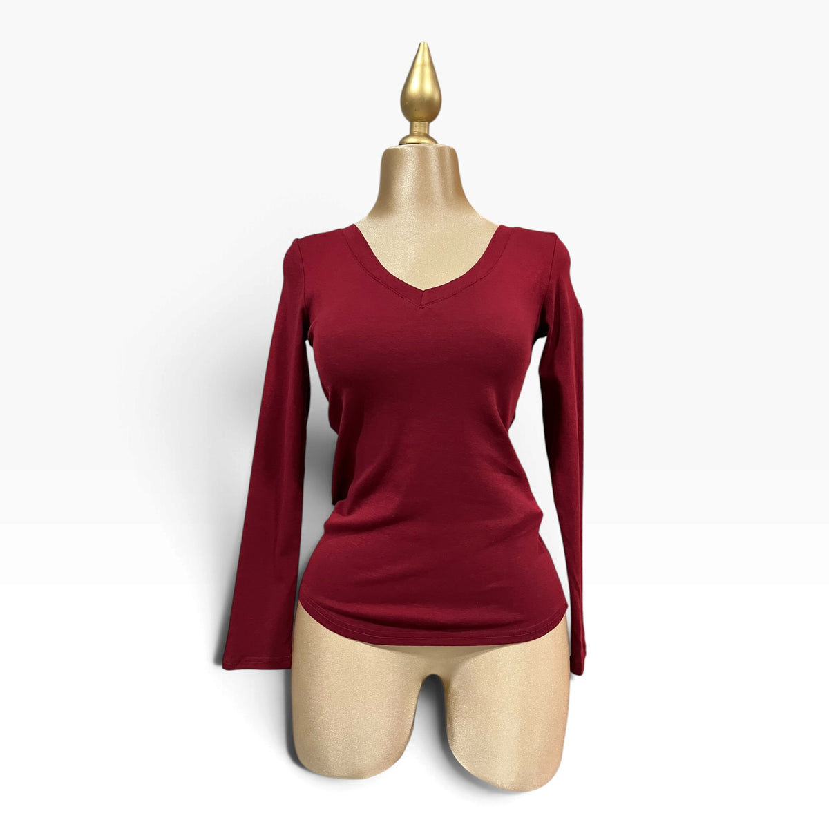 Blusa Manga Larga Burgundy LC