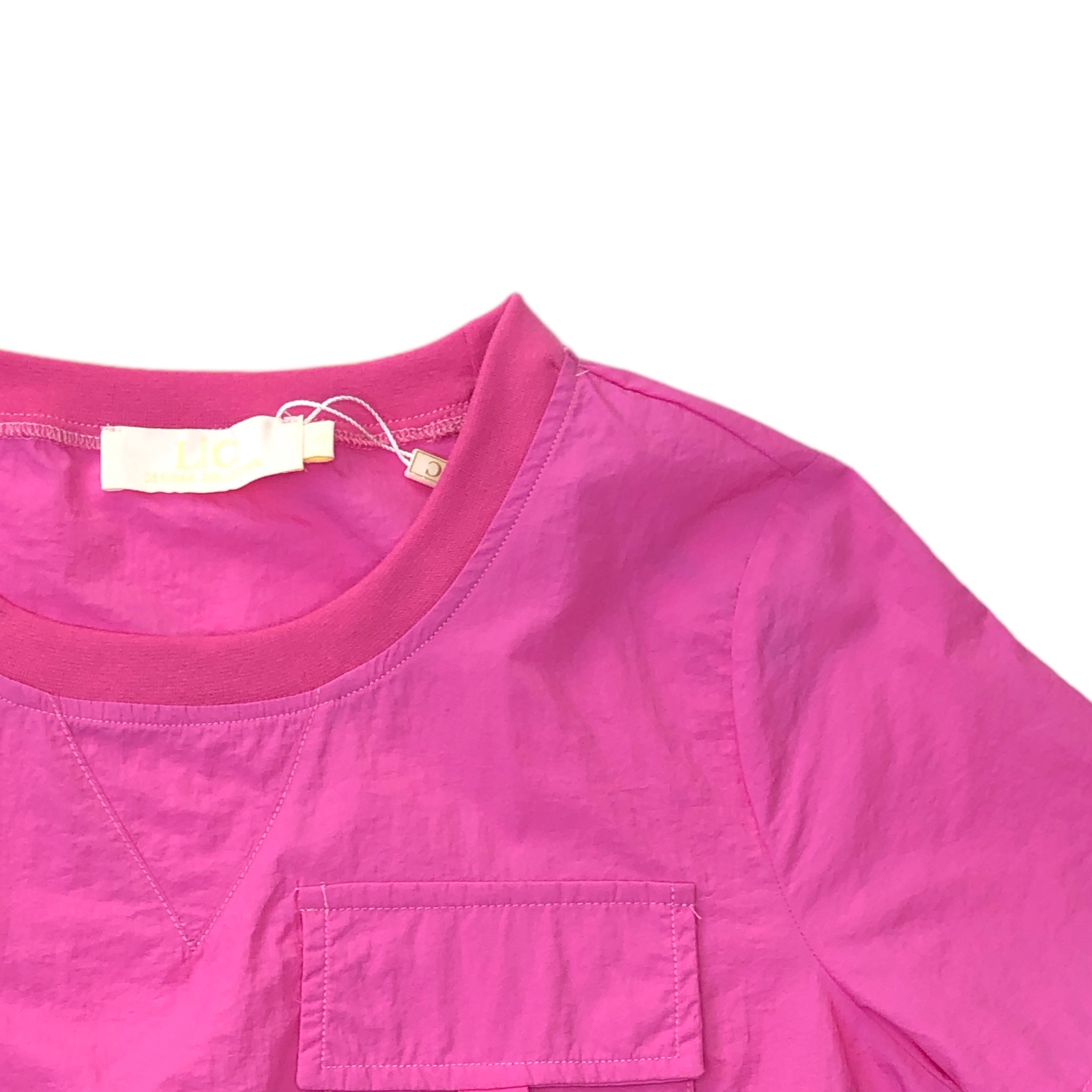 Playera Pink Bajo Con Cordón LC