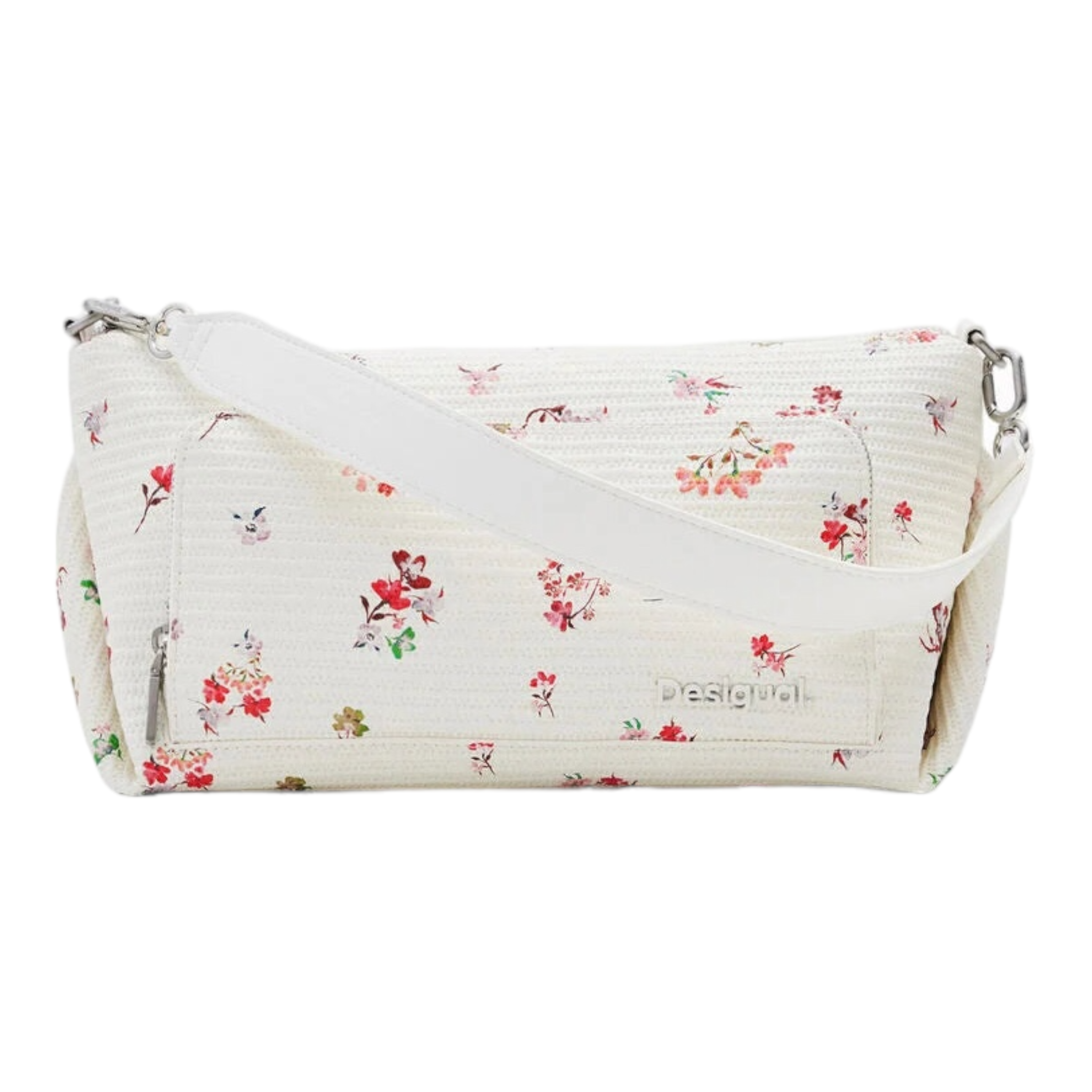 Bolso M textura flores DESIGUAL