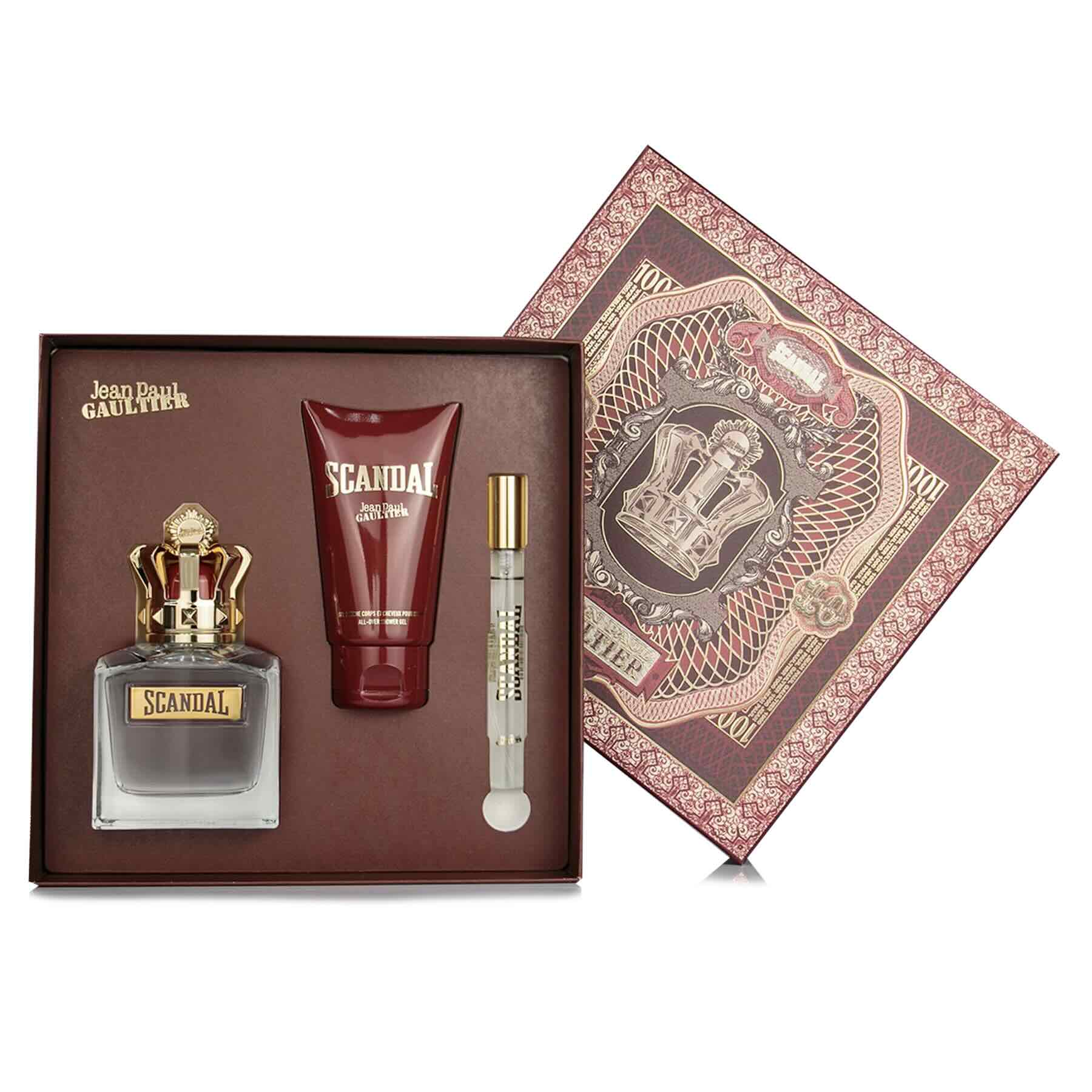 Set para Hombre Jean Paul Gaultier Scandal pour Homme