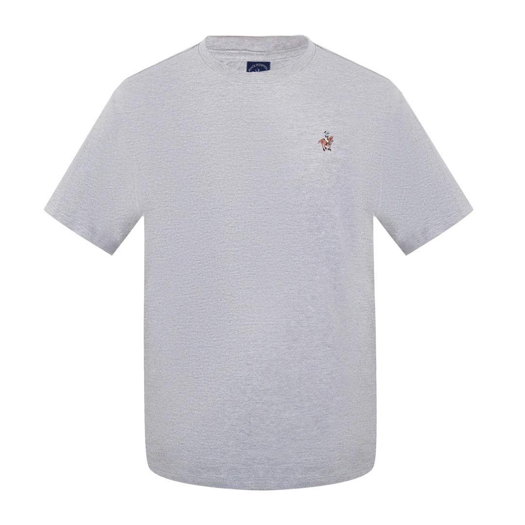Playera Básica Gris Para Hombre Rock Hampton Polo Team