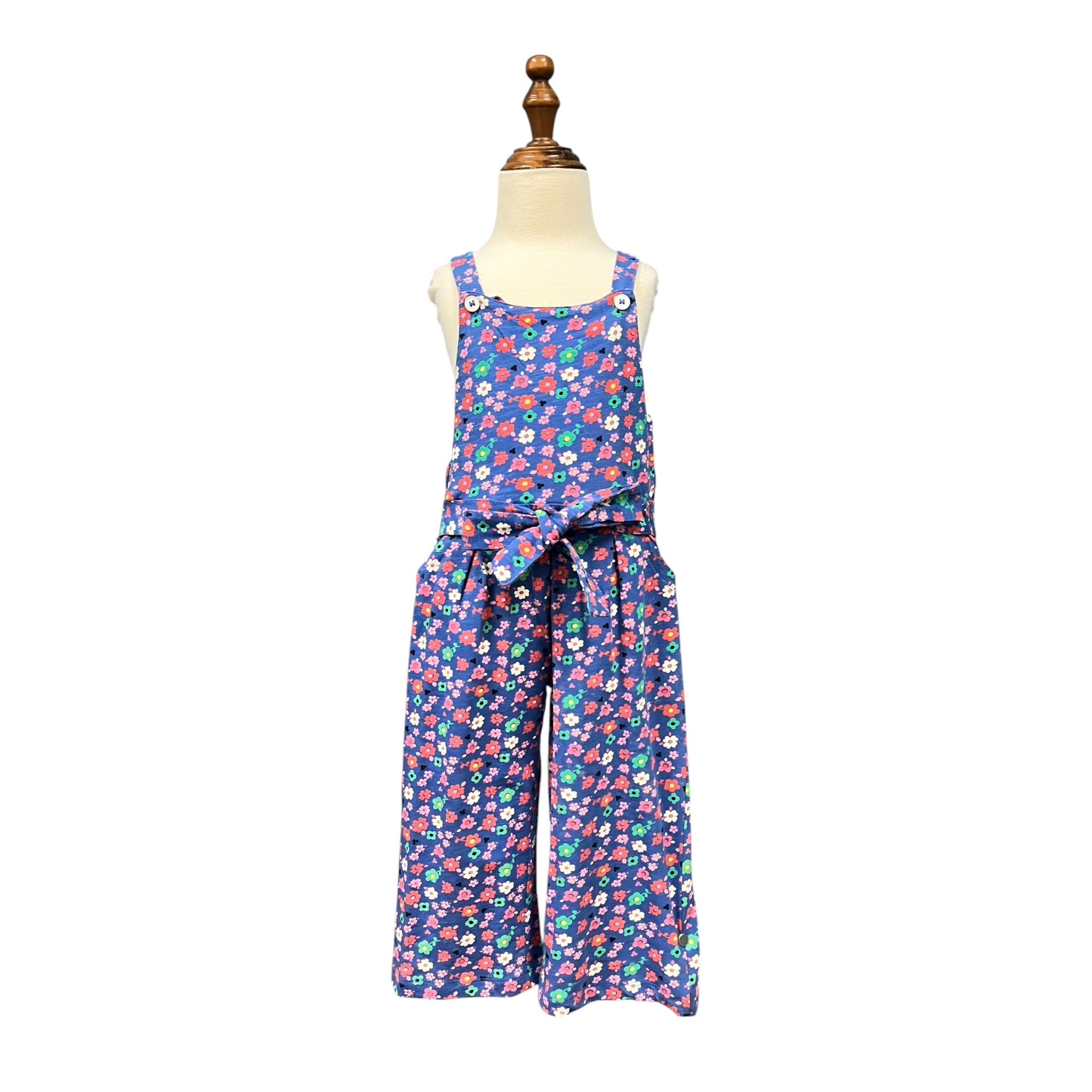 Overol Con Estampado De Flores Para Niña ZIPPY