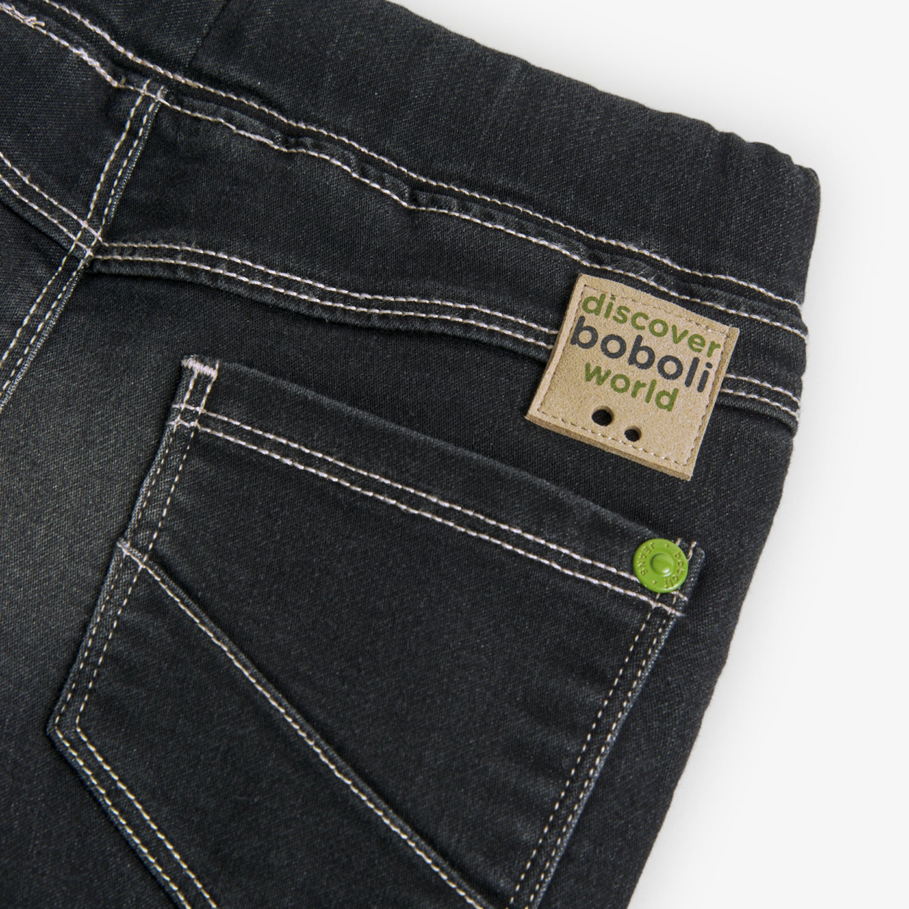 Pantalón Denim Black Para Niño BOBOLI