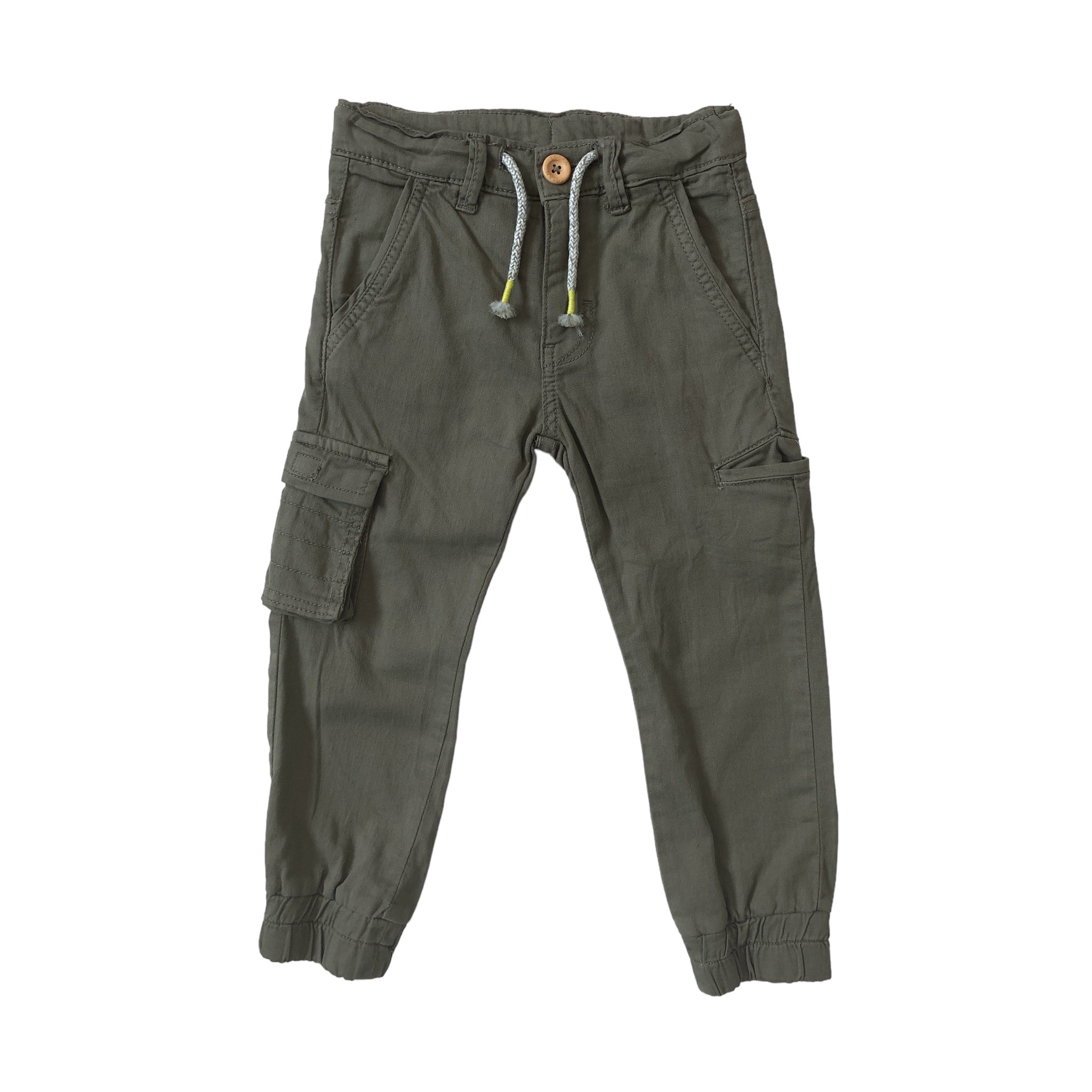 Joggers Con Jareta Color Verde Losan
